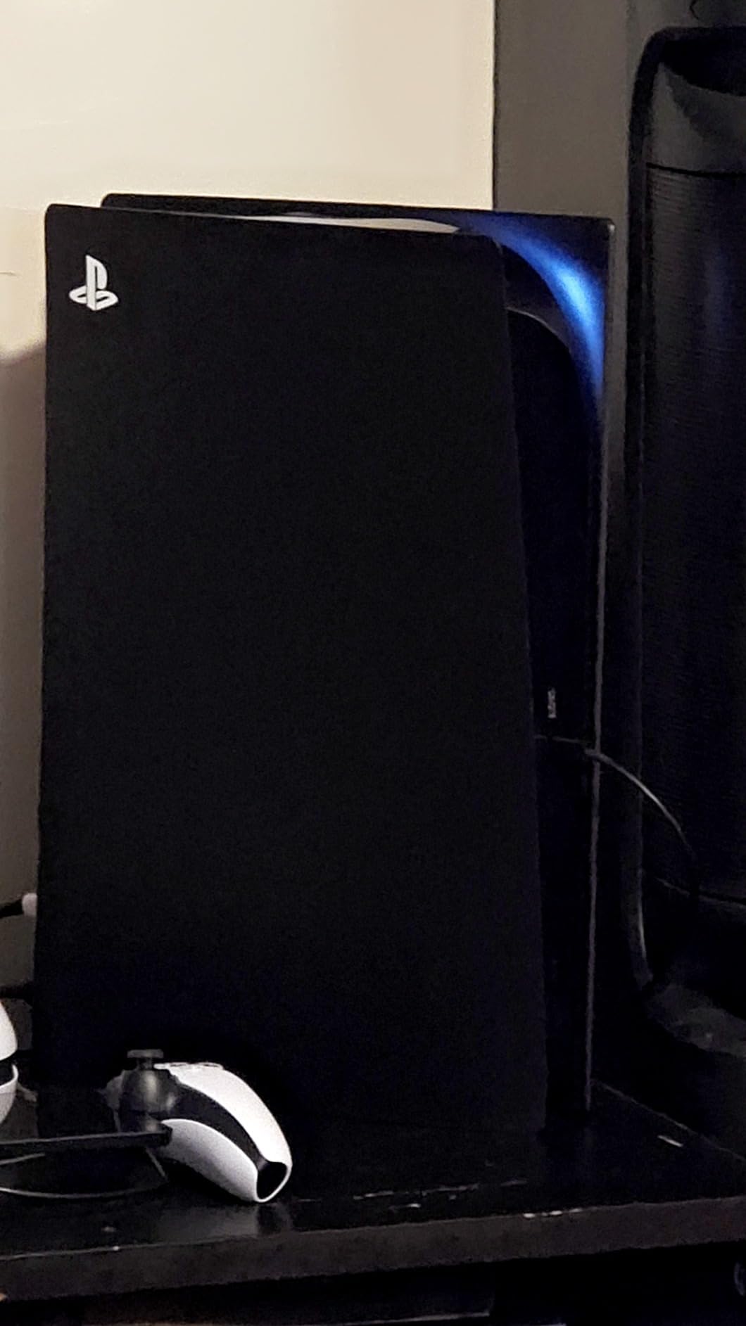 PEYANZ Faceplate for PS5 Console (Disc Edition), Cover Plate, ABS Shell, Anti-Scratch Skin, Heat Dissipation, Dustproof, with Extra 2 Controller Silicone Covers - Customer Photo 1