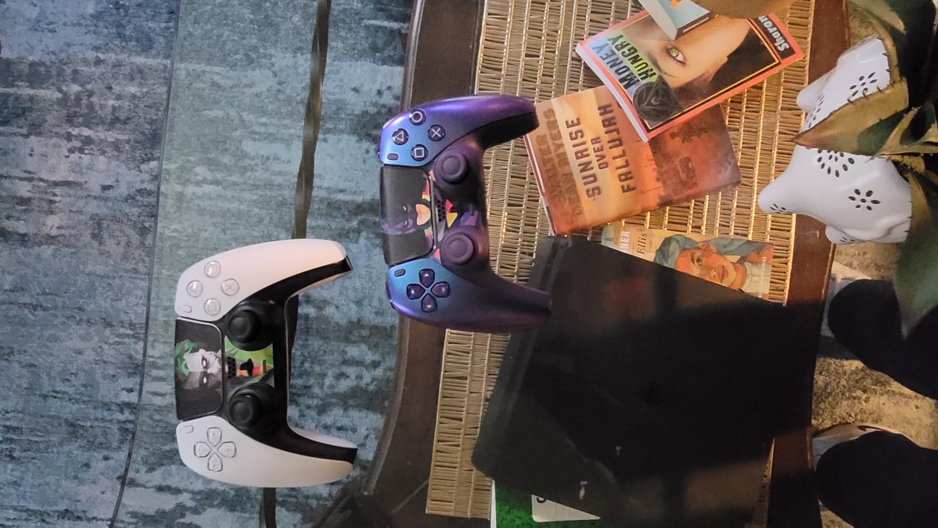 PEYANZ Vinyl Skin Compatible with PS5 (Disk Edition) | HD Print, Scratch Resistant, Bubble-Free Application - Customer Photo 1