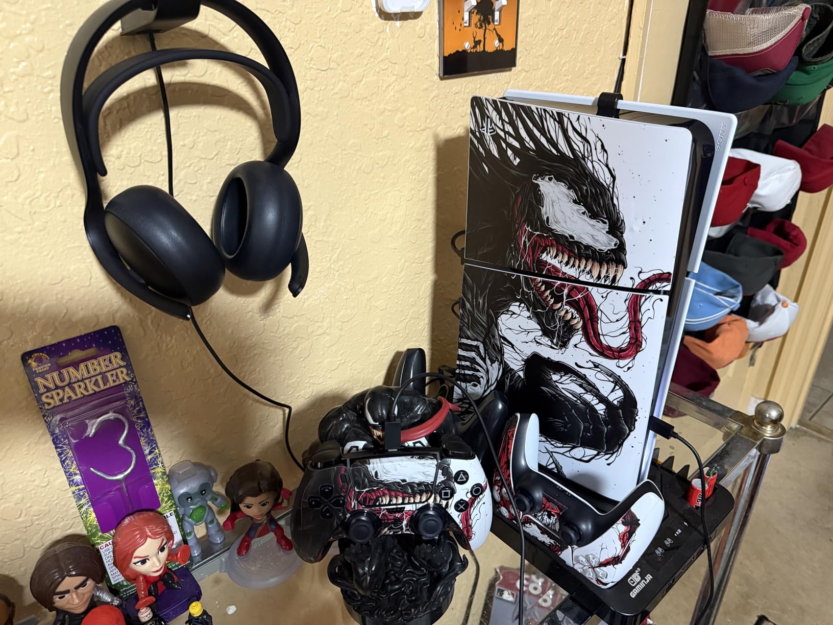 PEYANZ Vinyl Skin Compatible with PS5 (Disk Edition) | HD Print, Scratch Resistant, Bubble-Free Application - Customer Photo 2