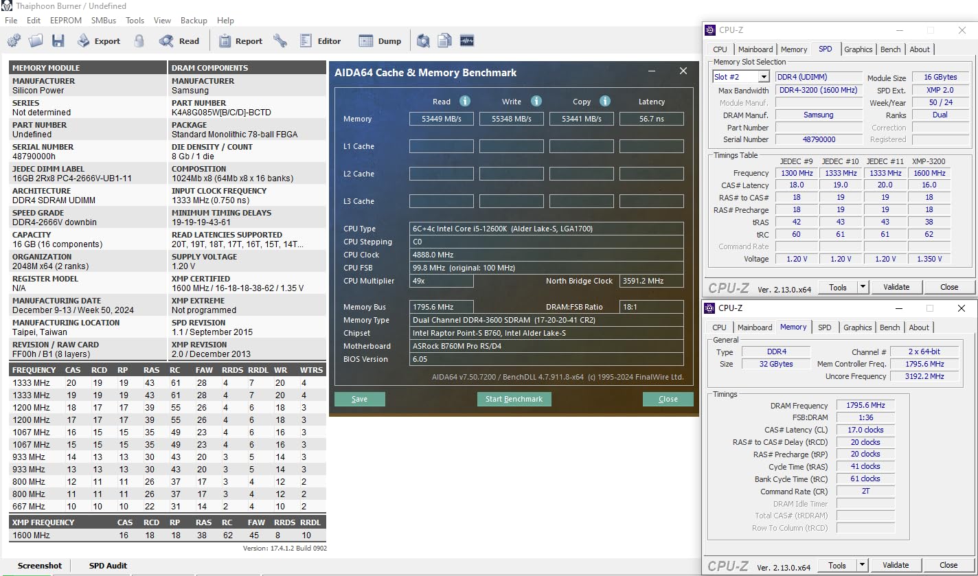 Silicon Power Value Gaming DDR4 RAM 32GB (2x16GB) 3200MHz (PC4 25600) 288-pin CL16 1.35V UDIMM Desktop Memory Module with Heatsink Grey SP032GXLZU320BDAJ7 Customer Review Silicon Power Value Gaming DDR4 RAM 32GB (2x16GB) 3200MHz (PC4 25600) 288-pin CL16 1.35V UDIMM Desktop Memory Module with Heatsink Grey SP032GXLZU320BDAJ7 - Customer Photo 2
