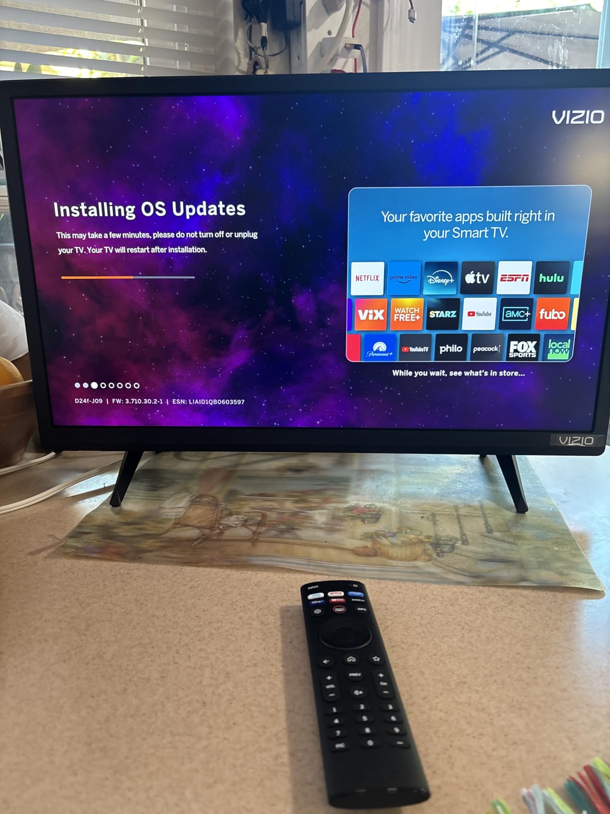 VIZIO 24-inch D-Series Full HD 1080p Smart TV with Apple AirPlay and Chromecast Built-in, Alexa Compatibility, D24f-J09, 2022 Model Customer Review VIZIO 24-inch D-Series Full HD 1080p Smart TV with Apple AirPlay and Chromecast Built-in, Alexa Compatibility, D24f-J09, 2022 Model - Customer Photo 2