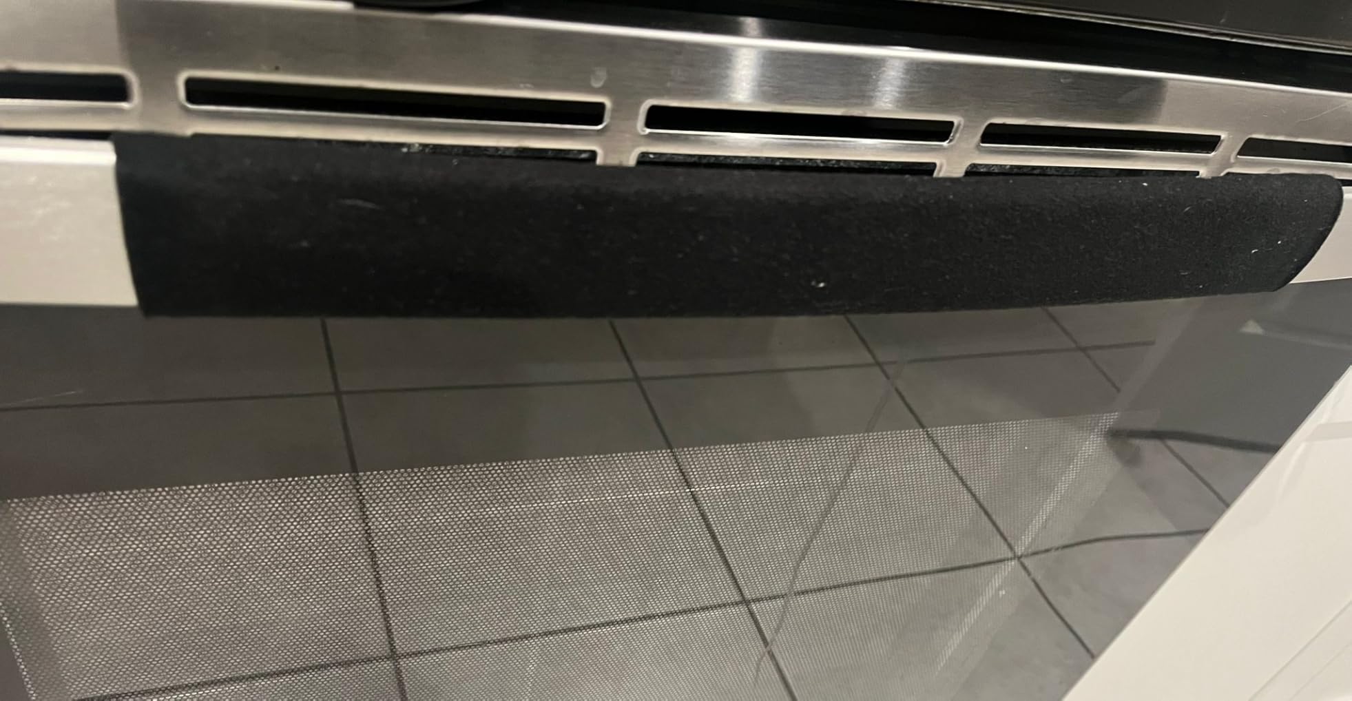 Refrigerator Door Handle Covers, Set of 6, Trimmable, Washable, Appliance Handle Covers, Fridge Door Handle Protector, Get Rid of Dirty Handprints. Timesaver, Kitchen Decor Accessories (Grey) - Customer Photo 1