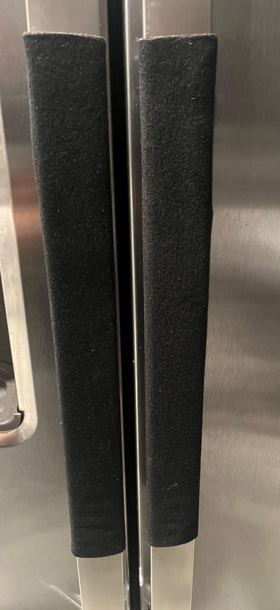 Refrigerator Door Handle Covers, Set of 6, Trimmable, Washable, Appliance Handle Covers, Fridge Door Handle Protector, Get Rid of Dirty Handprints. Timesaver, Kitchen Decor Accessories (Grey) - Customer Photo 2