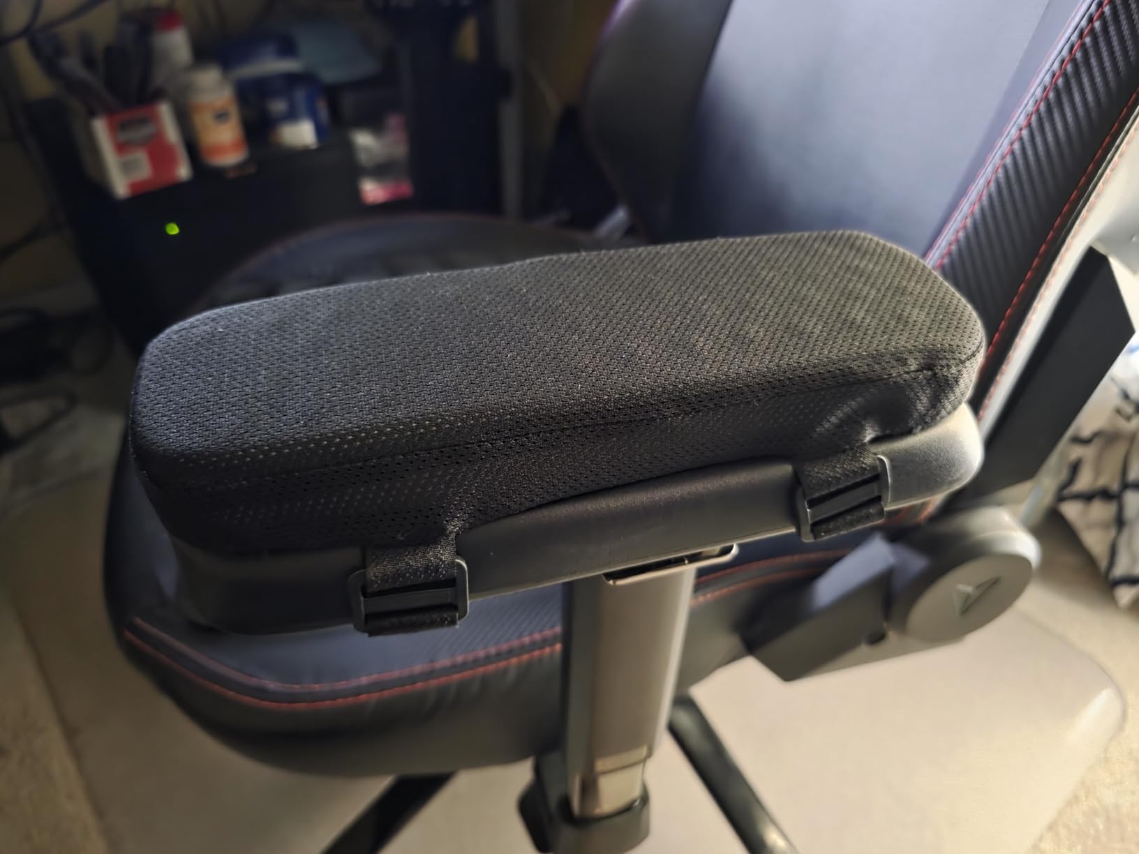 Chair Armrest Cooling Gel Cushions Elbow Pillow Pressure Relief Office Chair Gaming Chair armrest with Memory Foam armrest Pads 2-Piece Set of Chair Customer Review Chair Armrest Cooling Gel Cushions Elbow Pillow Pressure Relief Office Chair Gaming Chair armrest with Memory Foam armrest Pads 2-Piece Set of Chair - Customer Photo 2