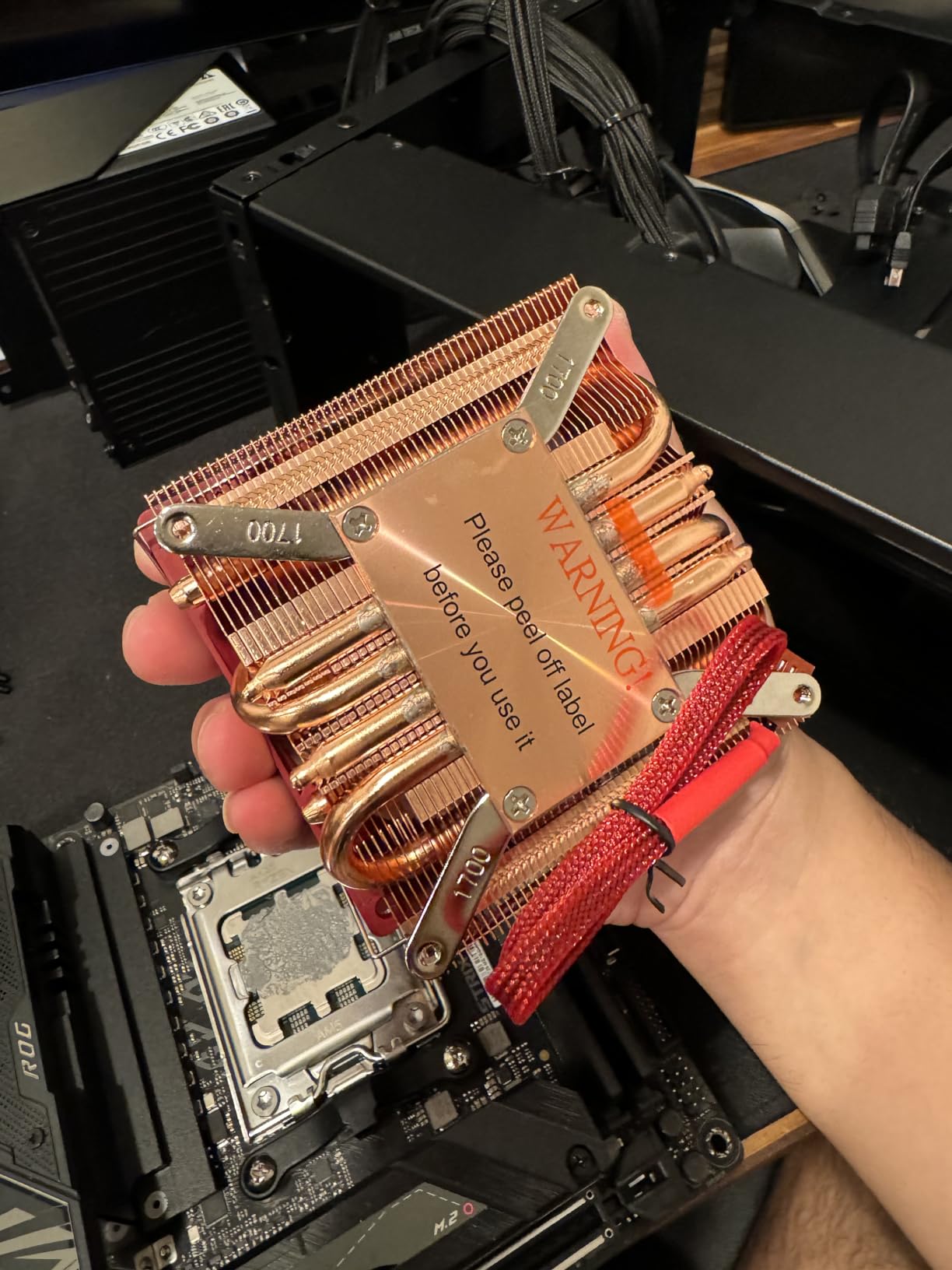 Thermalright AXP90 X47 Black Low Profile CPU Cooler, with 92mm TL-9015B Slim PWM Fan Customer Review Thermalright AXP90 X47 Black Low Profile CPU Cooler, with 92mm TL-9015B Slim PWM Fan - Customer Photo 2