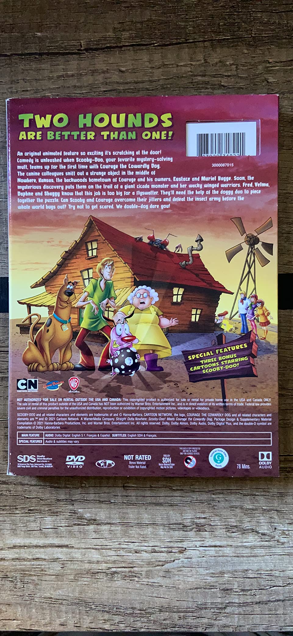 Straight Outta Nowhere: Scooby-Doo Meets Courage the Cowardly Dog (DVD) Customer Review Straight Outta Nowhere: Scooby-Doo Meets Courage the Cowardly Dog (DVD) - Customer Photo 2
