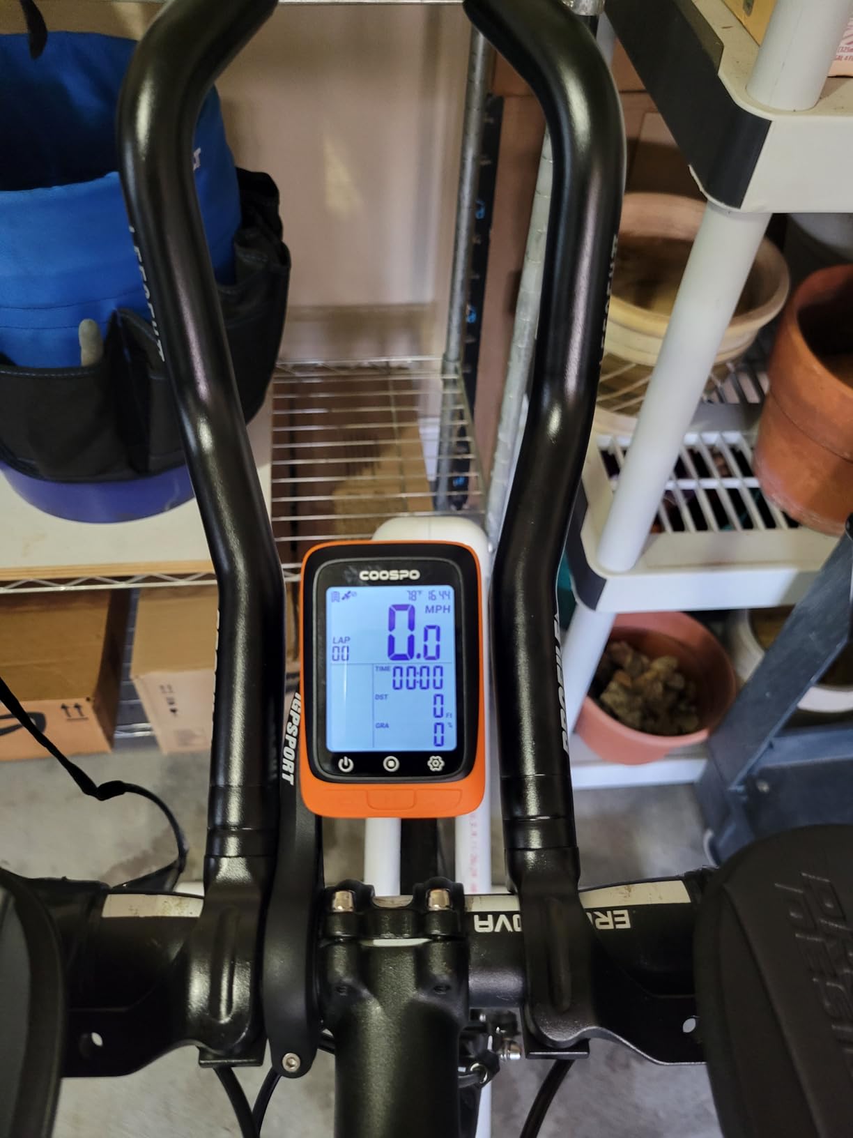 COOSPO Bike Computer Wireless GPS, Cycling Computer GPS Bike Tracker with Bluetooth/ANT+, Waterproof Bicycle Computer GPS Speedometer with Auto Backlight, 2.4 inch LCD Display - Customer Photo 1