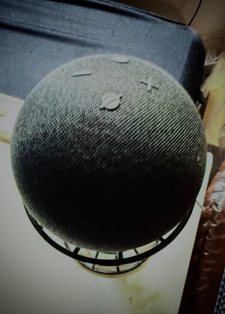 Amazon Echo Dot, Vibrant sounding Alexa speaker, Great for bedrooms, dining rooms and offices, Charcoal - Customer Photo 2