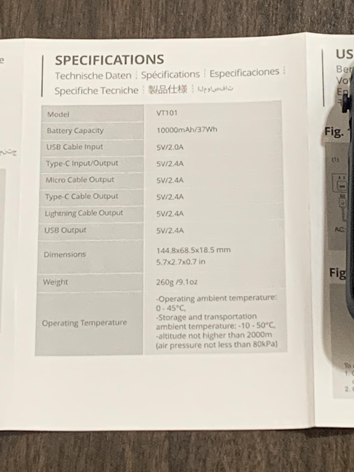 VEEKTOMX Portable Charger Built-in Cables,10000mAh Power Bank for iPhone,Fast Charge USB C Battery Pack Travel Essentials Powerbank Compatible with iPhone 17/16/15/14, Samsung S25/24, Android, etc - Customer Photo 3