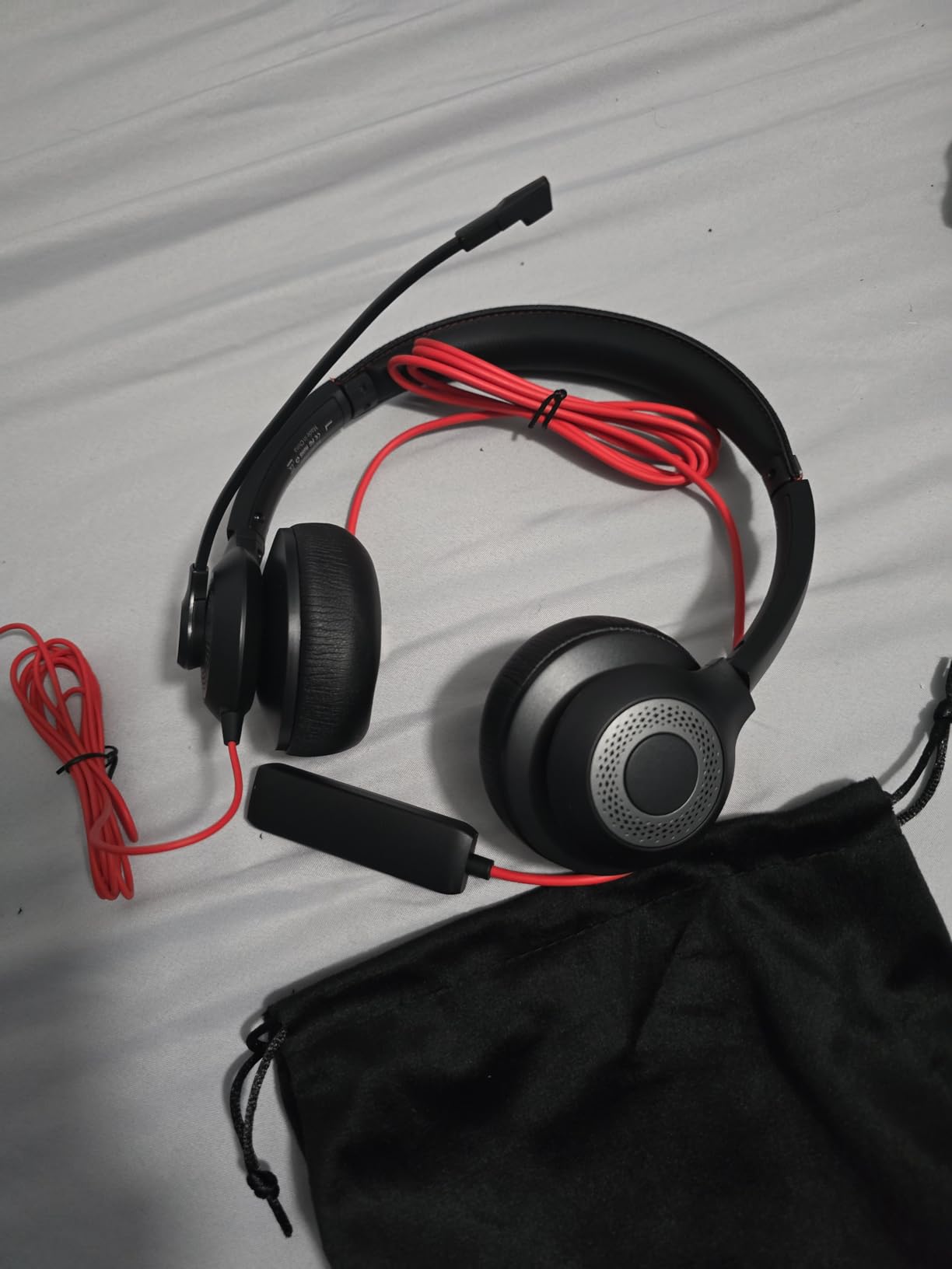 JIAMQISHI USB Headset with Microphone for PC, On-Ear Computer Laptop Headphones with Noise Cancelling Microphone in-line Control for Home Office Online Class Skype Zoom (USB+3.5mm, Black) Customer Review JIAMQISHI USB Headset with Microphone for PC, On-Ear Computer Laptop Headphones with Noise Cancelling Microphone in-line Control for Home Office Online Class Skype Zoom (USB+3.5mm, Black) - Customer Photo 2