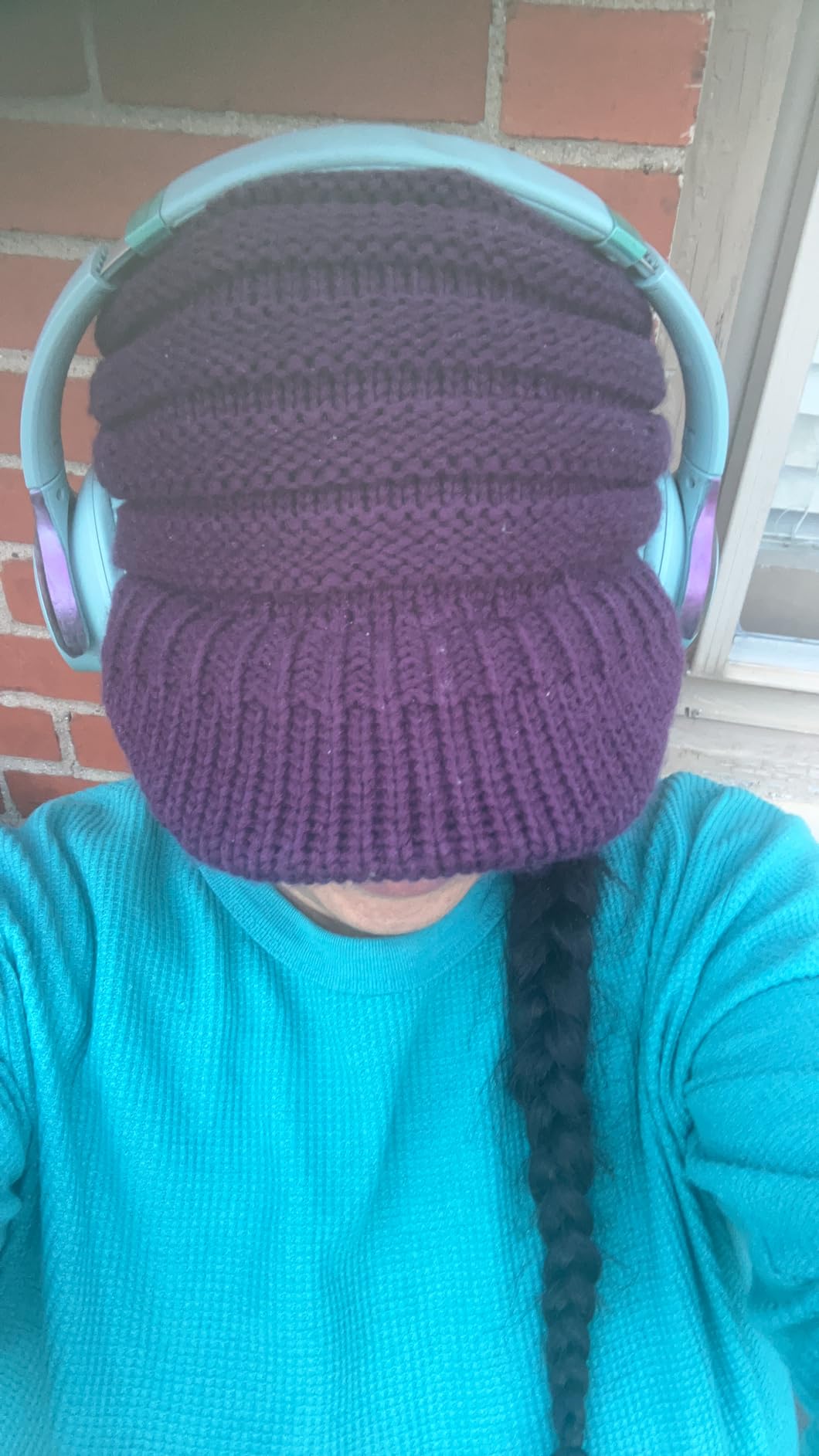 KVIDIO Bluetooth Headphones Over Ear, 65 Hours Playtime Wireless Headphones with Microphone, Foldable Lightweight Headset with Deep Bass, HiFi Stereo Sound Low Latency for Travel Work Cellphone - Customer Photo 2