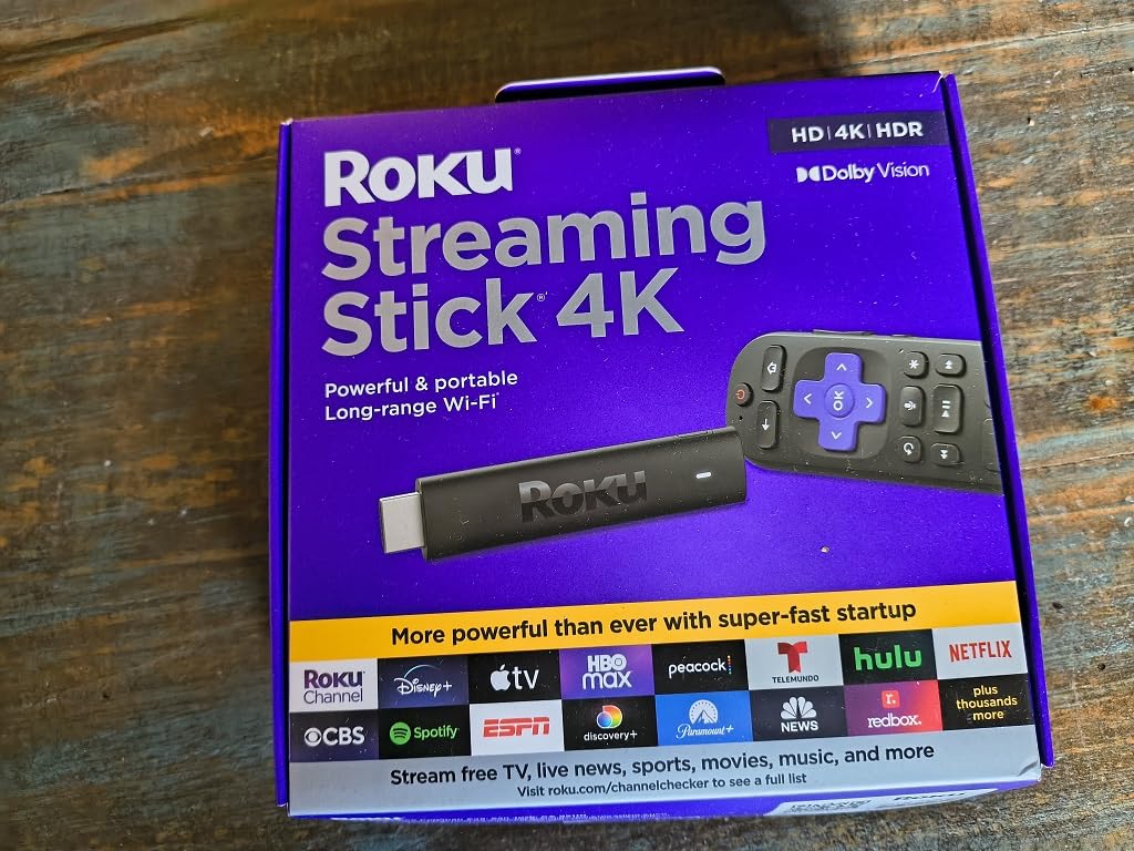 Roku Streaming Stick 4K - HDR & Dolby Vision Roku Streaming Device for TV with Voice Remote & Long-Range Wi-Fi - Free & Live TV Customer Review Roku Streaming Stick 4K - HDR & Dolby Vision Roku Streaming Device for TV with Voice Remote & Long-Range Wi-Fi - Free & Live TV - Customer Photo 4