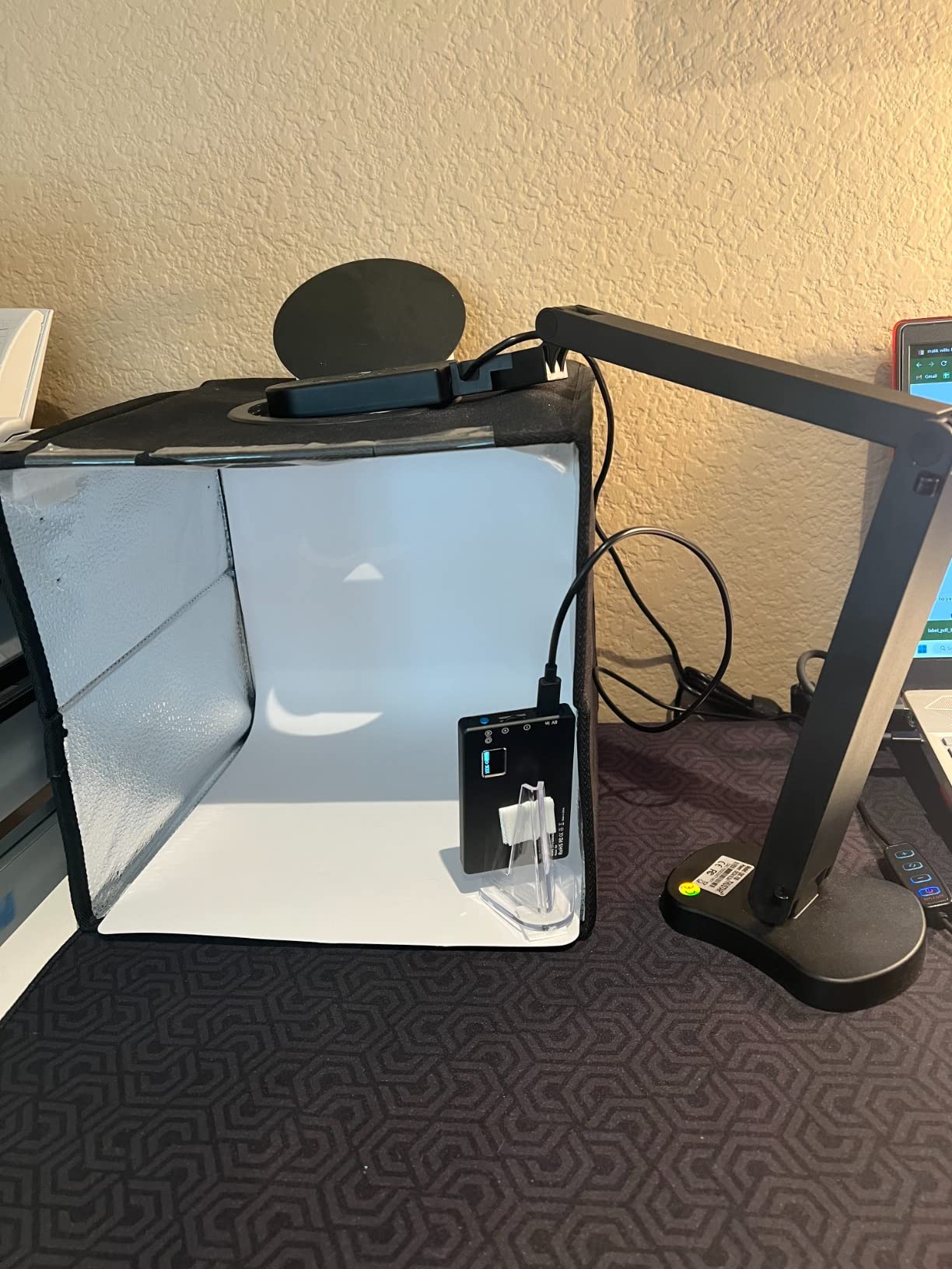 THUSTAR 8MP Document Camera & Webcam 4K with Dual Microphones, USB Visualiser A3-Size, 3-Level LED Lights, Image Invert Function, Fold, for Live Demo, Distance Education -Windows, macOS and Chrome OS Customer Review THUSTAR 8MP Document Camera & Webcam 4K with Dual Microphones, USB Visualiser A3-Size, 3-Level LED Lights, Image Invert Function, Fold, for Live Demo, Distance Education -Windows, macOS and Chrome OS - Customer Photo 1