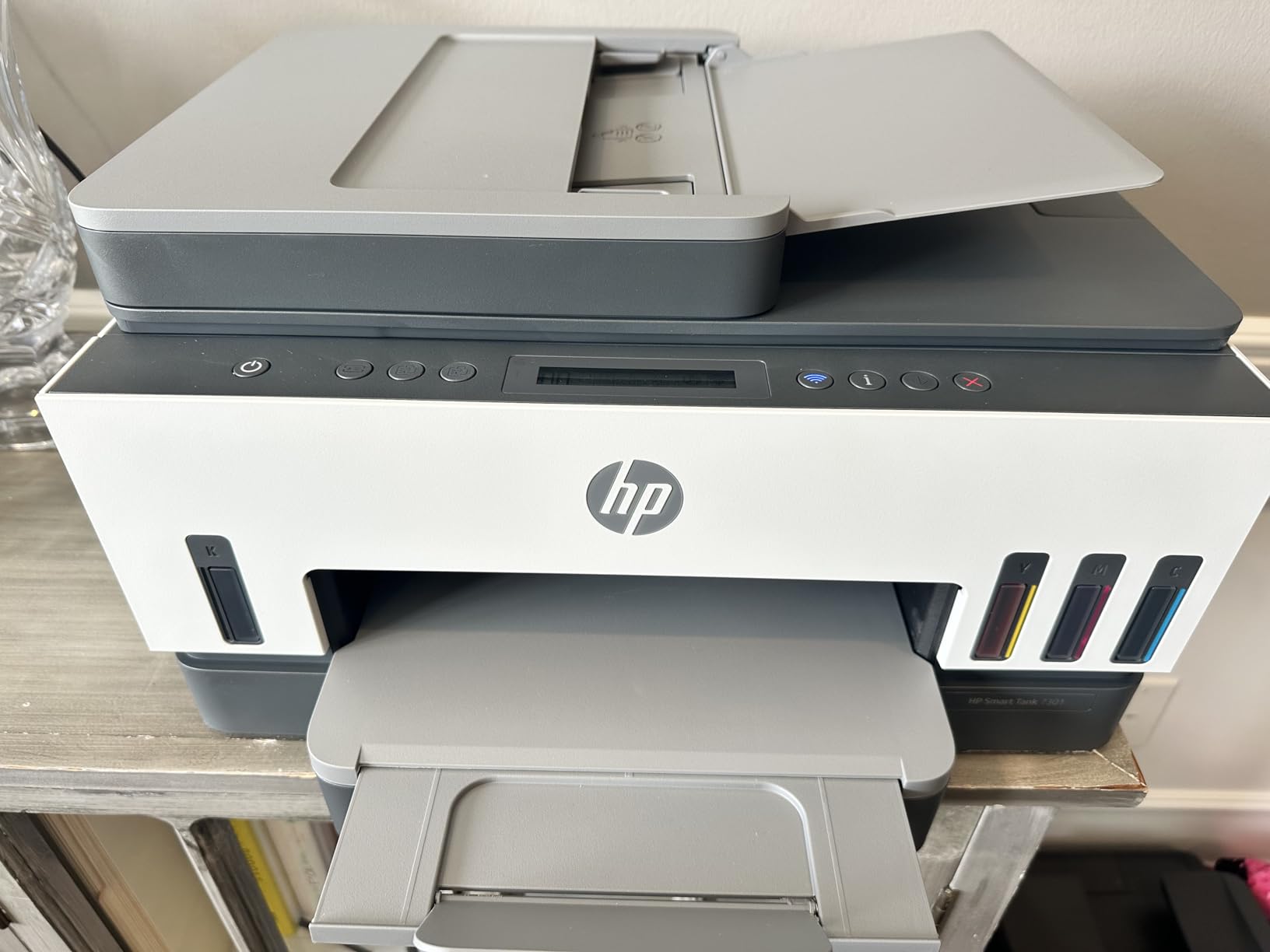 HP Smart Tank 7301 Wireless All-in-One Ink Tank Printer, Scanner, Copier with 2 years of ink included, Best-for-home office, Refillable, AI-enabled (28B70A) Customer Review HP Smart Tank 7301 Wireless All-in-One Ink Tank Printer, Scanner, Copier with 2 years of ink included, Best-for-home office, Refillable, AI-enabled (28B70A) - Customer Photo 2