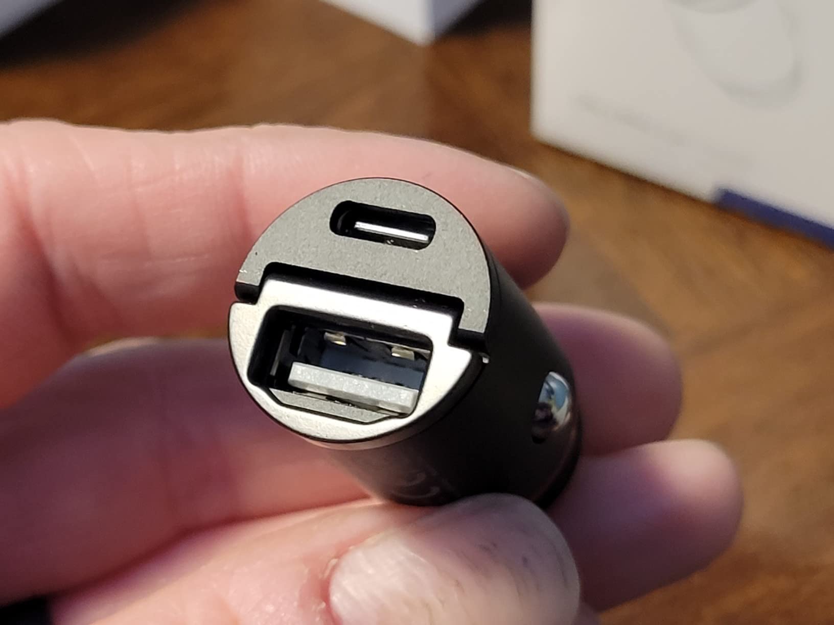 USB C Car Charger Syncwire 60W [PD 30W & QC 30W] USB Car Charger Adapter Fast Charging [Super Mini & All Metal] for iPhone 16 Pro Max 15 Plus 14 13, Samsung S25/S24, Pixel, iPad Road Trip Essentials - Customer Photo 2