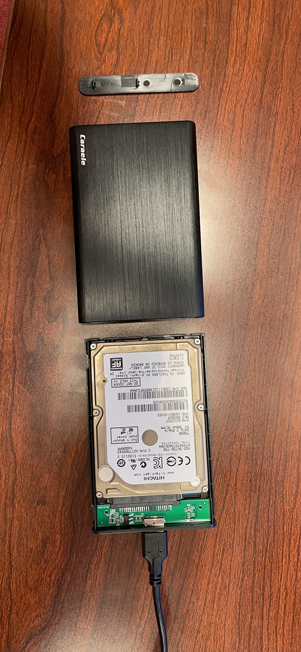 500GB Ultra Slim Portable External Hard Drive USB3.0 HDD Storage Compatible for PC, Desktop, Laptop, MacBook, Chromebook, Xbox One, Xbox 360, PS4 (Black) - Customer Photo 4