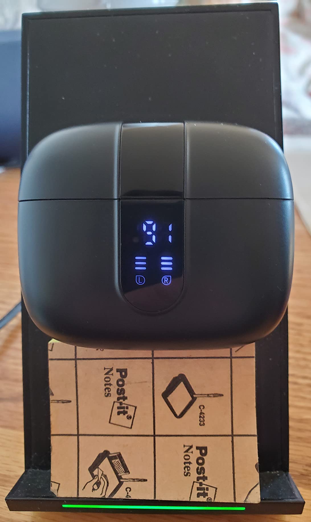 TAGRY Bluetooth Headphones True Wireless Earbuds 60H Playback LED Power Display Earphones with Wireless Charging Case IPX5 Waterproof in-Ear Ear buds with Mic for TV Smart Phone Laptop Computer Sports - Customer Photo 1