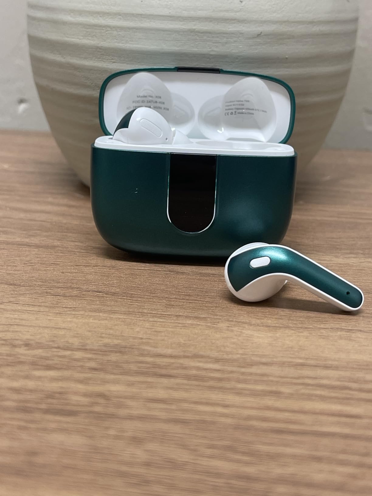 TAGRY Bluetooth Headphones True Wireless Earbuds 60H Playback LED Power Display Earphones with Wireless Charging Case IPX5 Waterproof in-Ear Ear buds with Mic for TV Smart Phone Laptop Computer Sports Customer Review TAGRY Bluetooth Headphones True Wireless Earbuds 60H Playback LED Power Display Earphones with Wireless Charging Case IPX5 Waterproof in-Ear Ear buds with Mic for TV Smart Phone Laptop Computer Sports - Customer Photo 3