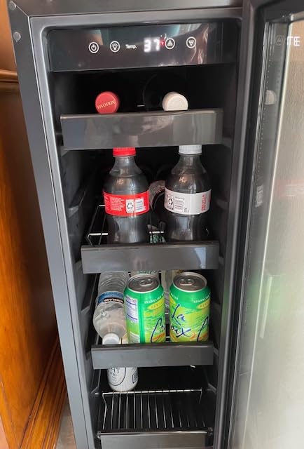 Whynter BBR-638SB Built-in Under Counter 12 inch Beverage Refrigerator and Cooler, Fridge with Glass Door, 2.0 Cubic Feet, Stainless, 75 Capacity, Can - Customer Photo 1