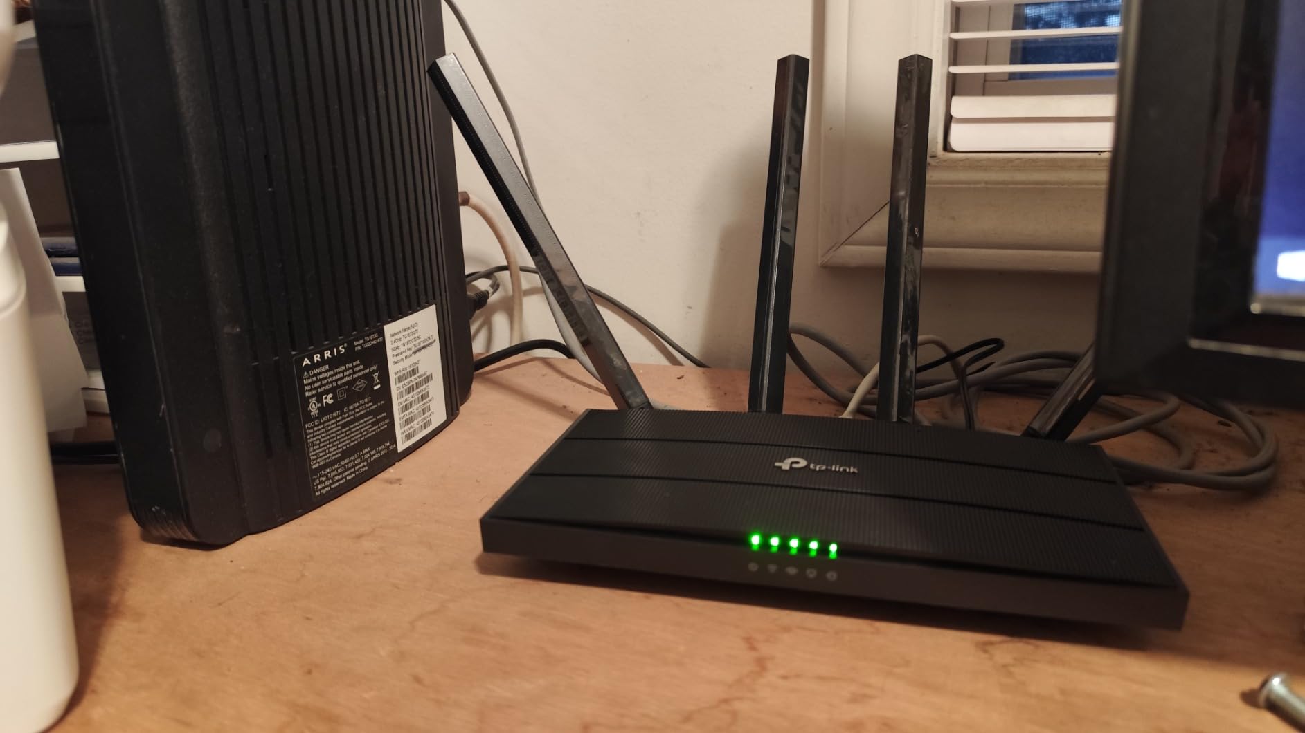 TP-Link AC1200 WiFi Router (Archer A54) - Dual Band Wireless Internet Router, 4 x 10/100 Mbps Fast Ethernet Ports, EasyMesh Compatible, Support Guest WiFi, Access Point Mode, IPv6 & Parental Controls - Customer Photo 2