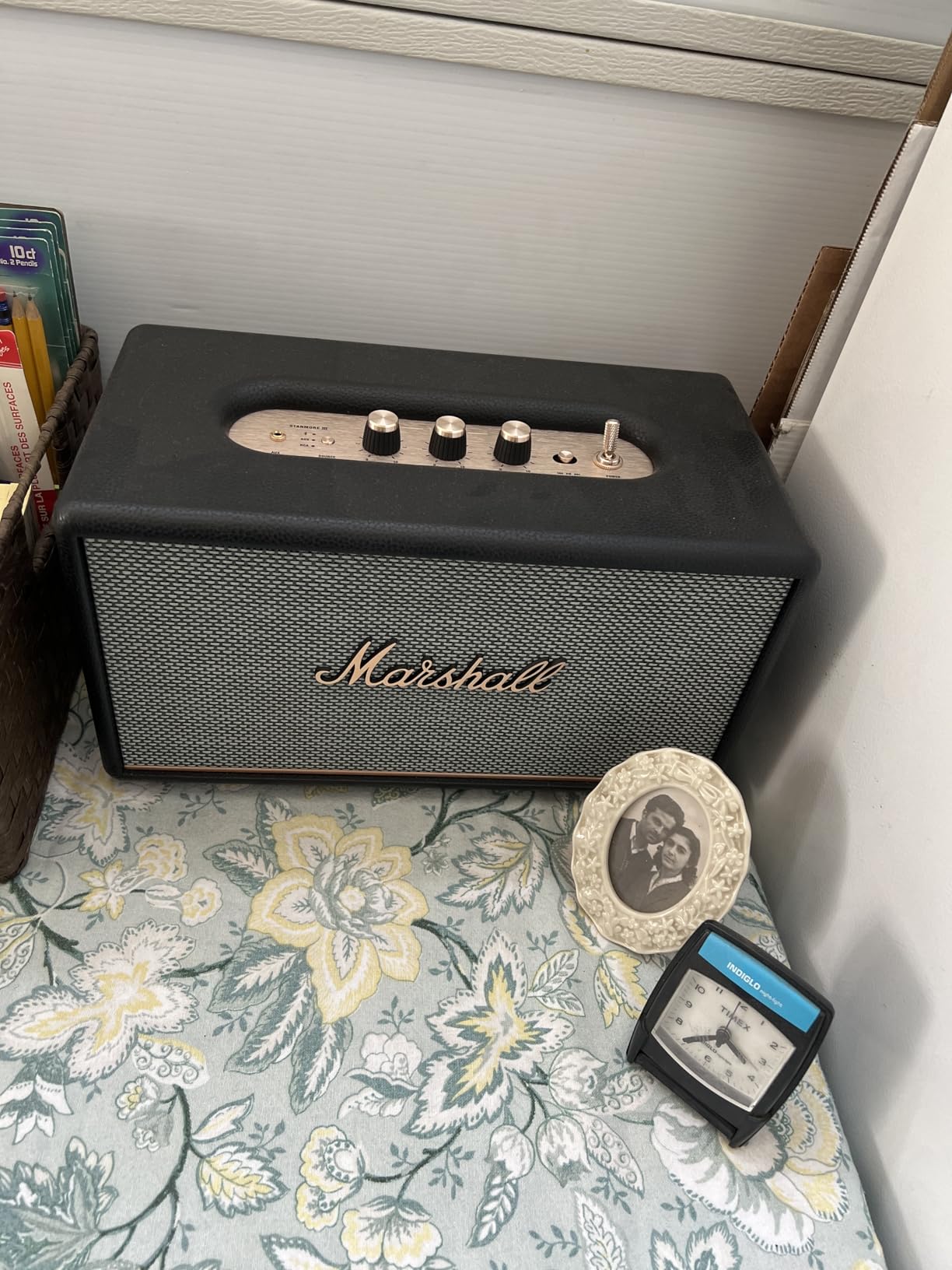 Marshall Stanmore III Bluetooth Home Speaker - Loud Stereo Sound with Bass and Treble Controls | Plug-in Powered | Record Player Compatible | RCA and 3.5 mm Aux Inputs - Black - Customer Photo 1