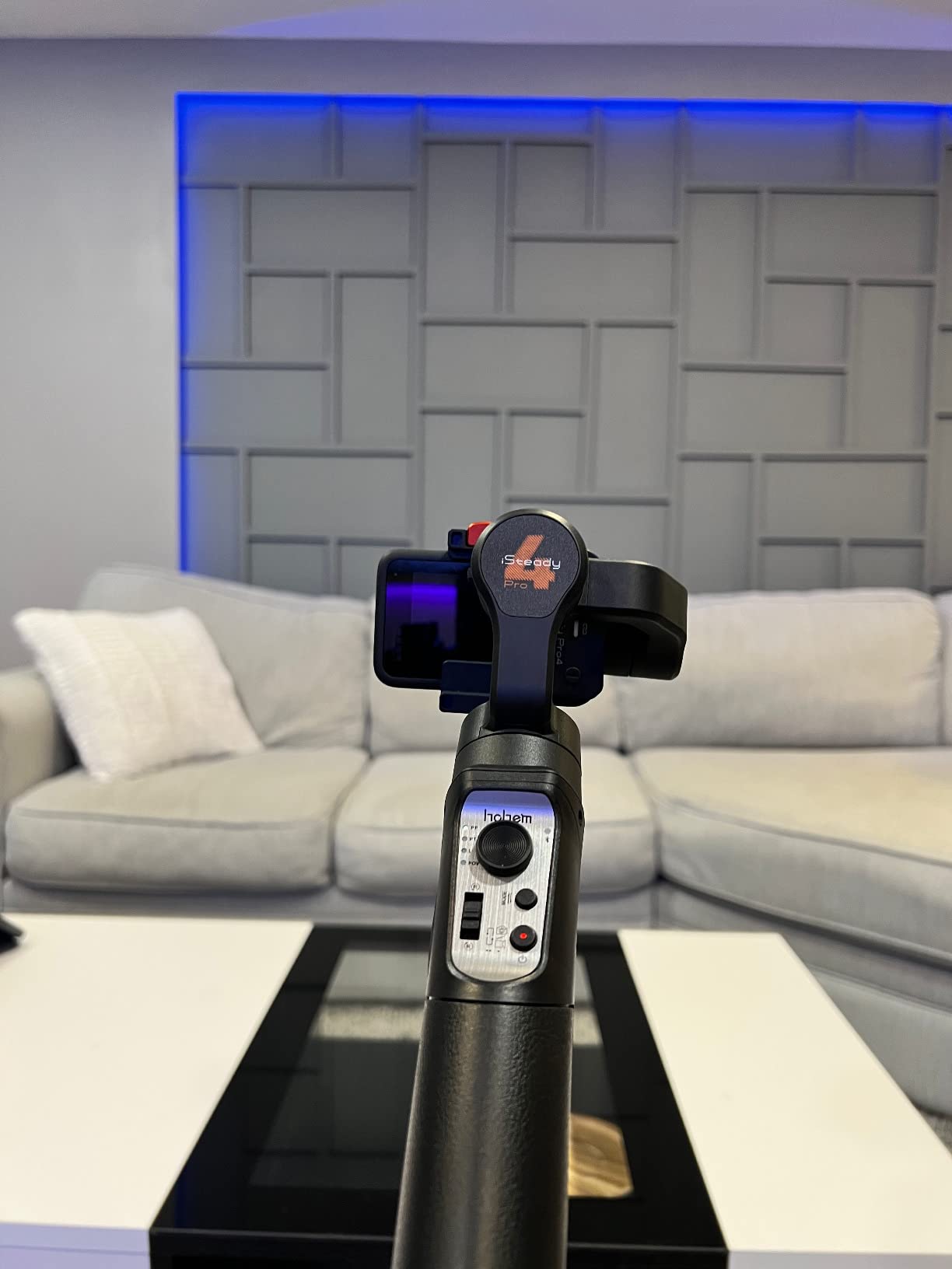 hohem iSteady Pro 4 3-Axis Gimbal Stabilizer for GoPro 13/12/11/10/9 8/7/6/5, for Osmo Action and Other Action Cameras,Support Bluetooth & Cable Control, IPX4 Splash Proof with Tripod Customer Review hohem iSteady Pro 4 3-Axis Gimbal Stabilizer for GoPro 13/12/11/10/9 8/7/6/5, for Osmo Action and Other Action Cameras,Support Bluetooth & Cable Control, IPX4 Splash Proof with Tripod - Customer Photo 2