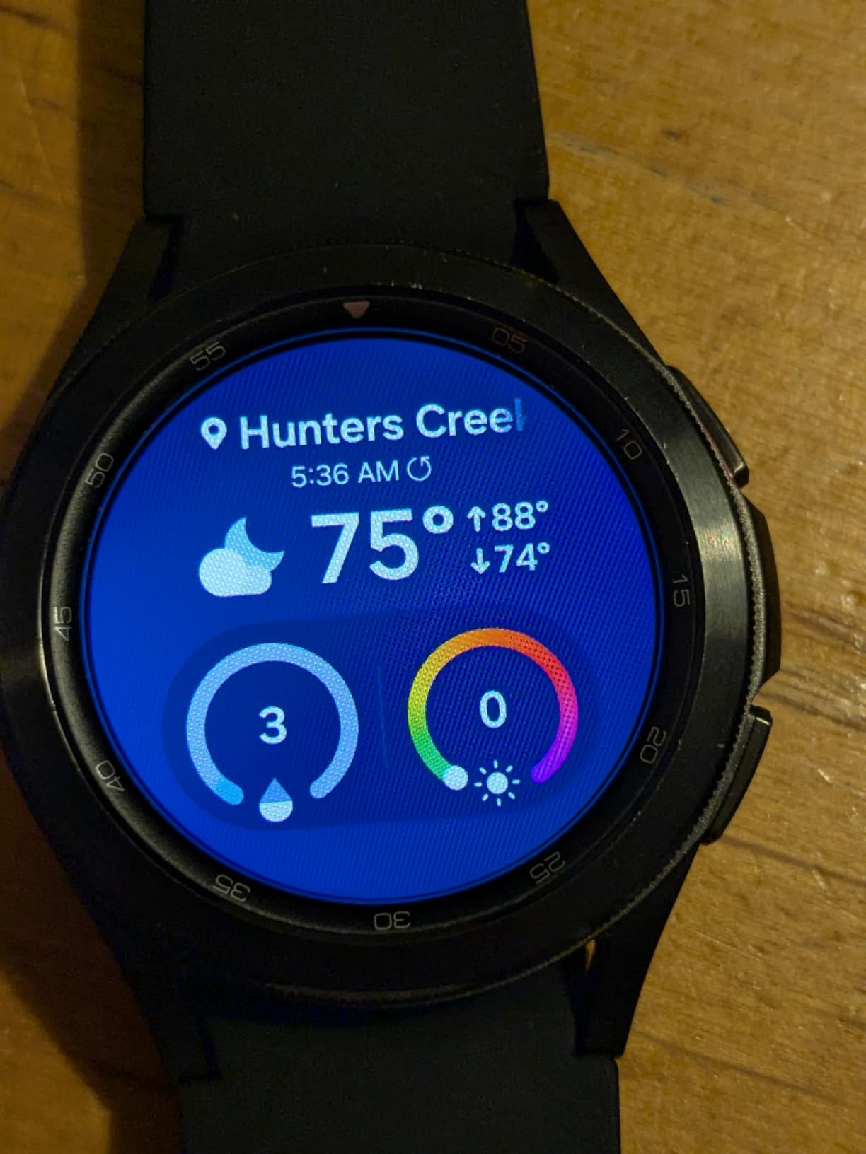 Samsung Galaxy Watch 4 Classic 42mm Smartwatch with ECG Monitor Tracker for Health Fitness Running Sleep Cycles GPS Fall Detection Bluetooth US Version, Black (Renewed) - Customer Photo 1