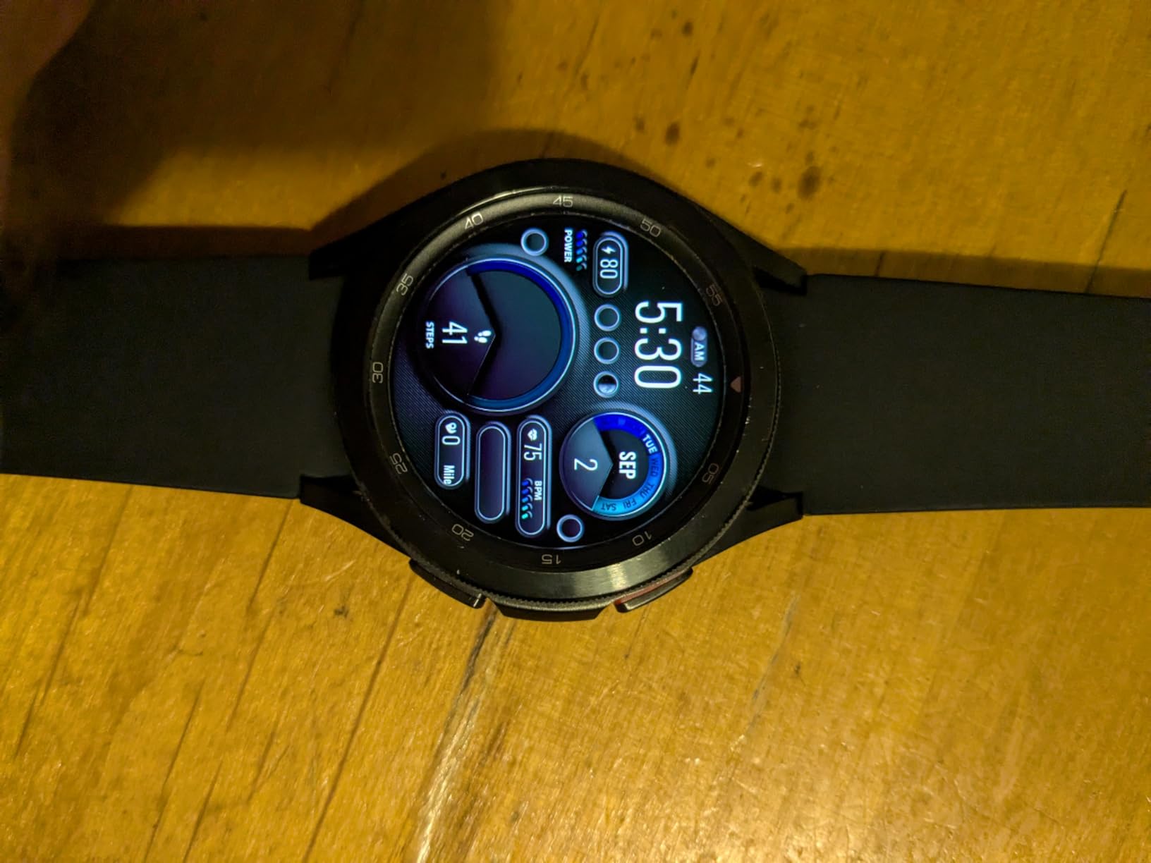 Samsung Galaxy Watch 4 Classic 42mm Smartwatch with ECG Monitor Tracker for Health Fitness Running Sleep Cycles GPS Fall Detection Bluetooth US Version, Black (Renewed) - Customer Photo 2