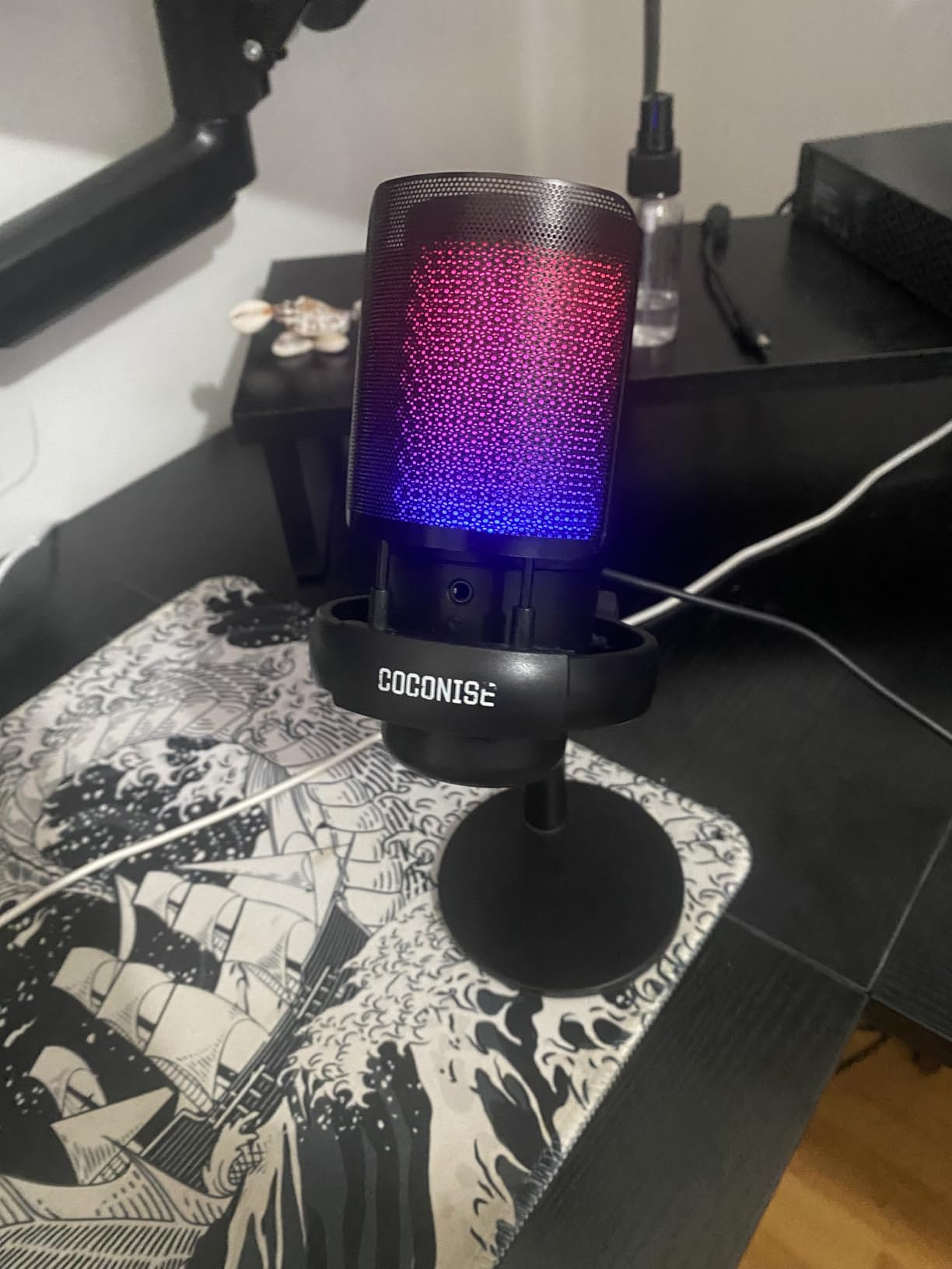 FIFINE Gaming USB Microphone for PC PS5, Condenser Mic with Quick Mute, RGB Indicator, Tripod Stand, Pop Filter, Shock Mount, Gain Control for Streaming Discord Twitch Podcasts Videos- AmpliGame Customer Review FIFINE Gaming USB Microphone for PC PS5, Condenser Mic with Quick Mute, RGB Indicator, Tripod Stand, Pop Filter, Shock Mount, Gain Control for Streaming Discord Twitch Podcasts Videos- AmpliGame - Customer Photo 3