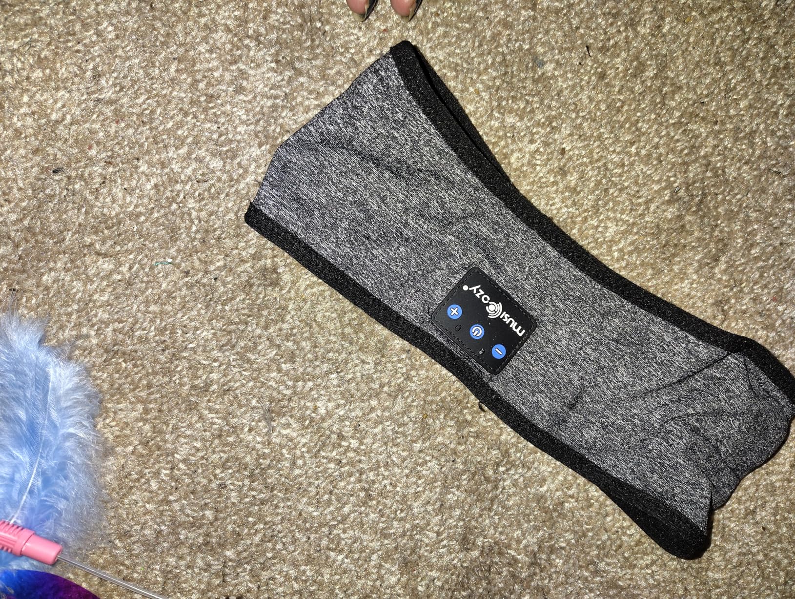 MUSICOZY Sleep Headphones Bluetooth 5.4 Headband, Sports Wireless Earphones Sweat Resistant Earbuds Sleeping Headphone with Ultra-Thin HD Stereo Speaker for Workout Running Cool Gadgets Unique Gifts Customer Review MUSICOZY Sleep Headphones Bluetooth 5.4 Headband, Sports Wireless Earphones Sweat Resistant Earbuds Sleeping Headphone with Ultra-Thin HD Stereo Speaker for Workout Running Cool Gadgets Unique Gifts - Customer Photo 1