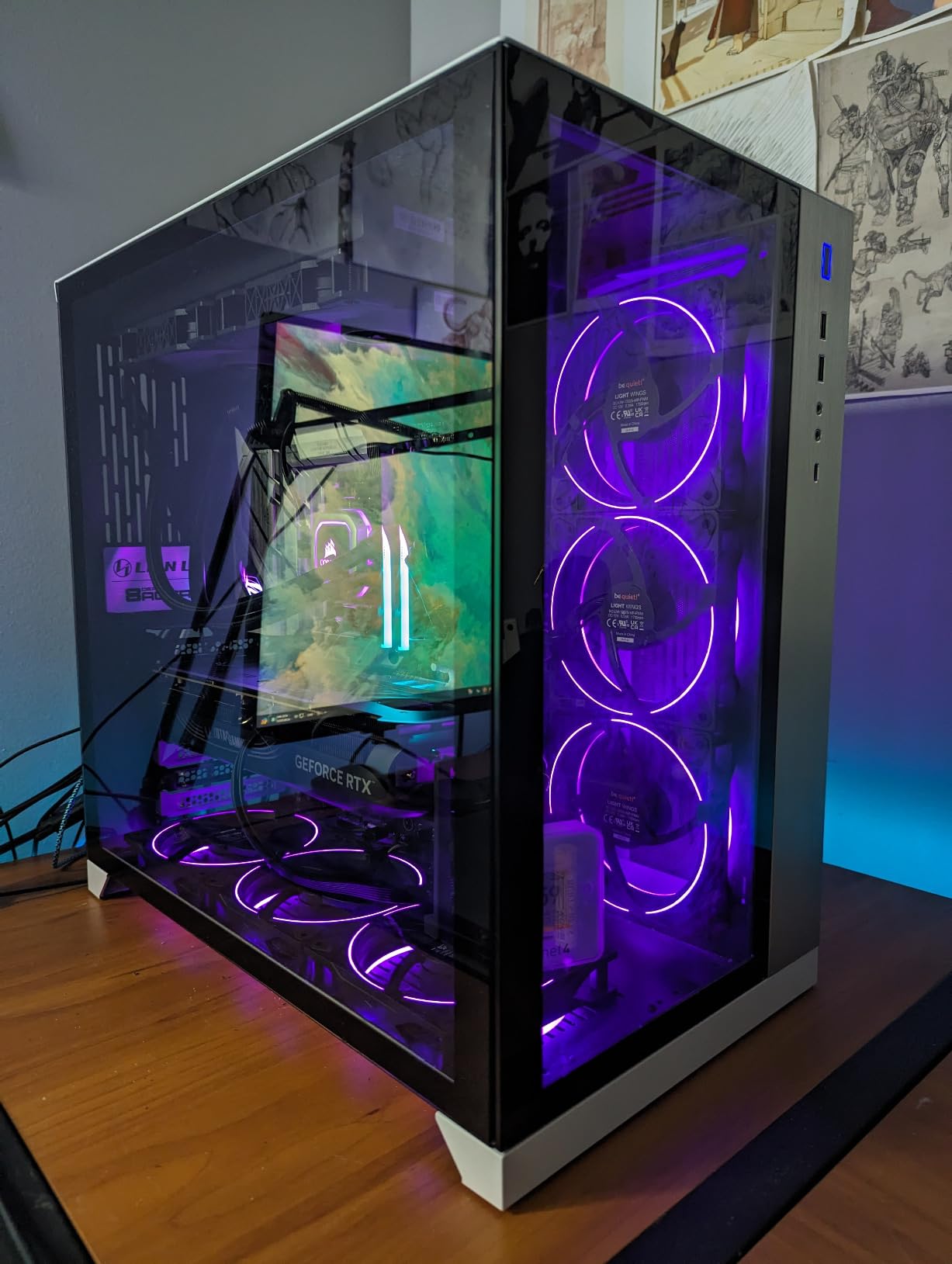 be quiet! Light Wings 140mm PWM High Speed Low Noise Premium ARGB Cooling Fan | 4-Pin | Ideal for Radiators and Heat Syncs | 3-Pack | Black | BL079 Customer Review be quiet! Light Wings 140mm PWM High Speed Low Noise Premium ARGB Cooling Fan | 4-Pin | Ideal for Radiators and Heat Syncs | 3-Pack | Black | BL079 - Customer Photo 1