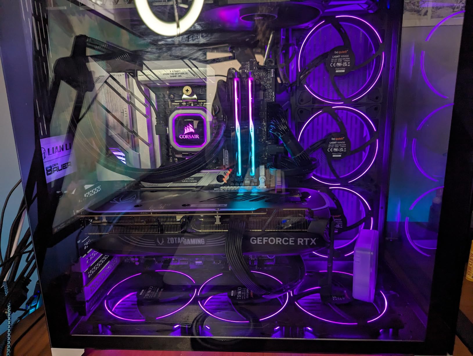 be quiet! Light Wings 140mm PWM High Speed Low Noise Premium ARGB Cooling Fan | 4-Pin | Ideal for Radiators and Heat Syncs | 3-Pack | Black | BL079 Customer Review be quiet! Light Wings 140mm PWM High Speed Low Noise Premium ARGB Cooling Fan | 4-Pin | Ideal for Radiators and Heat Syncs | 3-Pack | Black | BL079 - Customer Photo 2