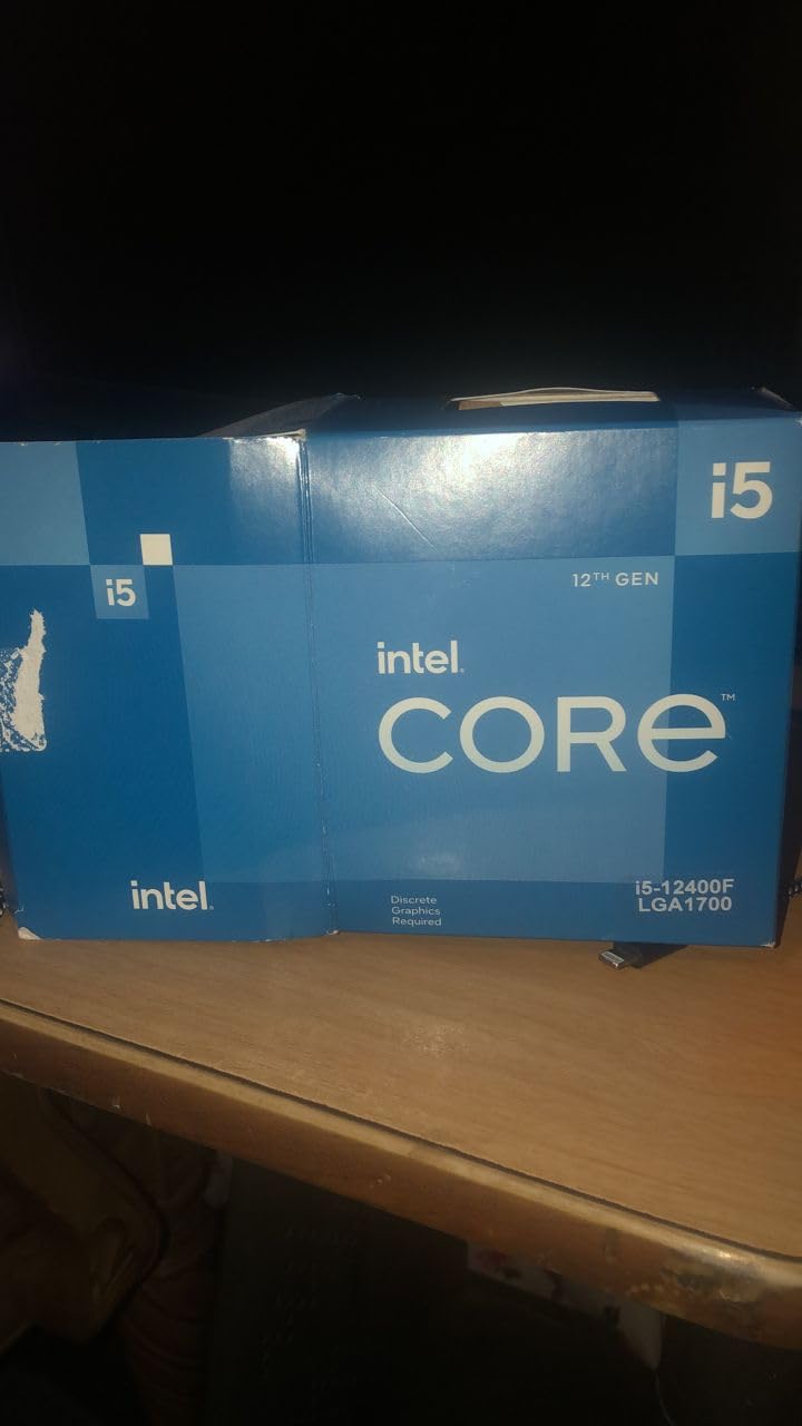 Intel Core i5-12400F Desktop Processor 6 (6P plus0E) Cores Up to 4.4 GHz Turbo Frequency LGA1700 600 Series Chipset 65W Processor Base Power - Customer Photo 1