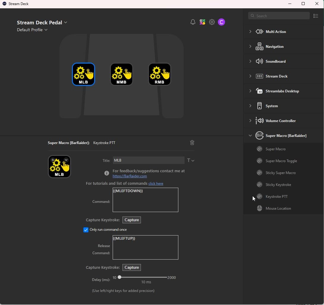 Elgato Stream Deck Pedal – Hands-Free Studio Controller, 3 Macro footswitches, Trigger Actions in apps and Software Like OBS, Twitch, YouTube and More, Works with Mac and PC - Customer Photo 1