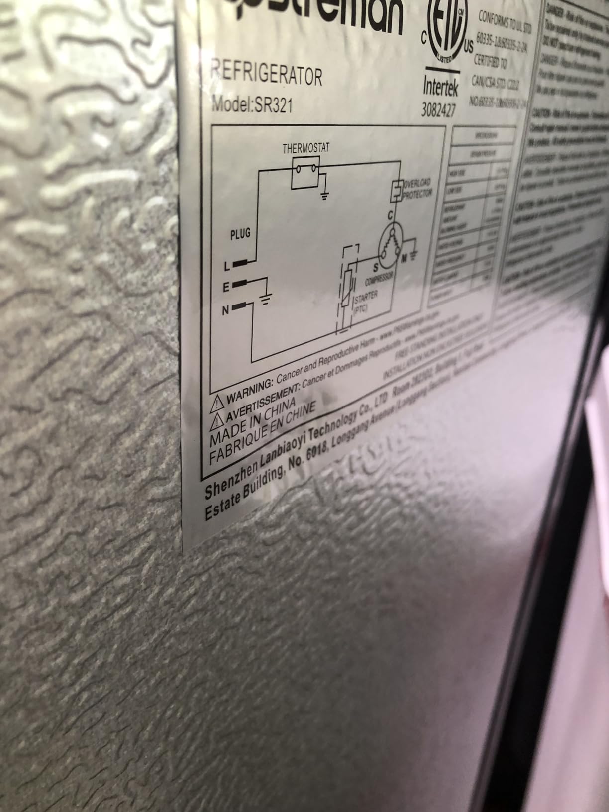 Upstreman 3.2 Cu.Ft Mini Fridge with Freezer, Single Door Mini Fridge, Dorm Fridge, Adjustable Thermostat, Mini Refrigerator for Bedroom, Office, Dorm, Black-BR321 Customer Review Upstreman 3.2 Cu.Ft Mini Fridge with Freezer, Single Door Mini Fridge, Dorm Fridge, Adjustable Thermostat, Mini Refrigerator for Bedroom, Office, Dorm, Black-BR321 - Customer Photo 2