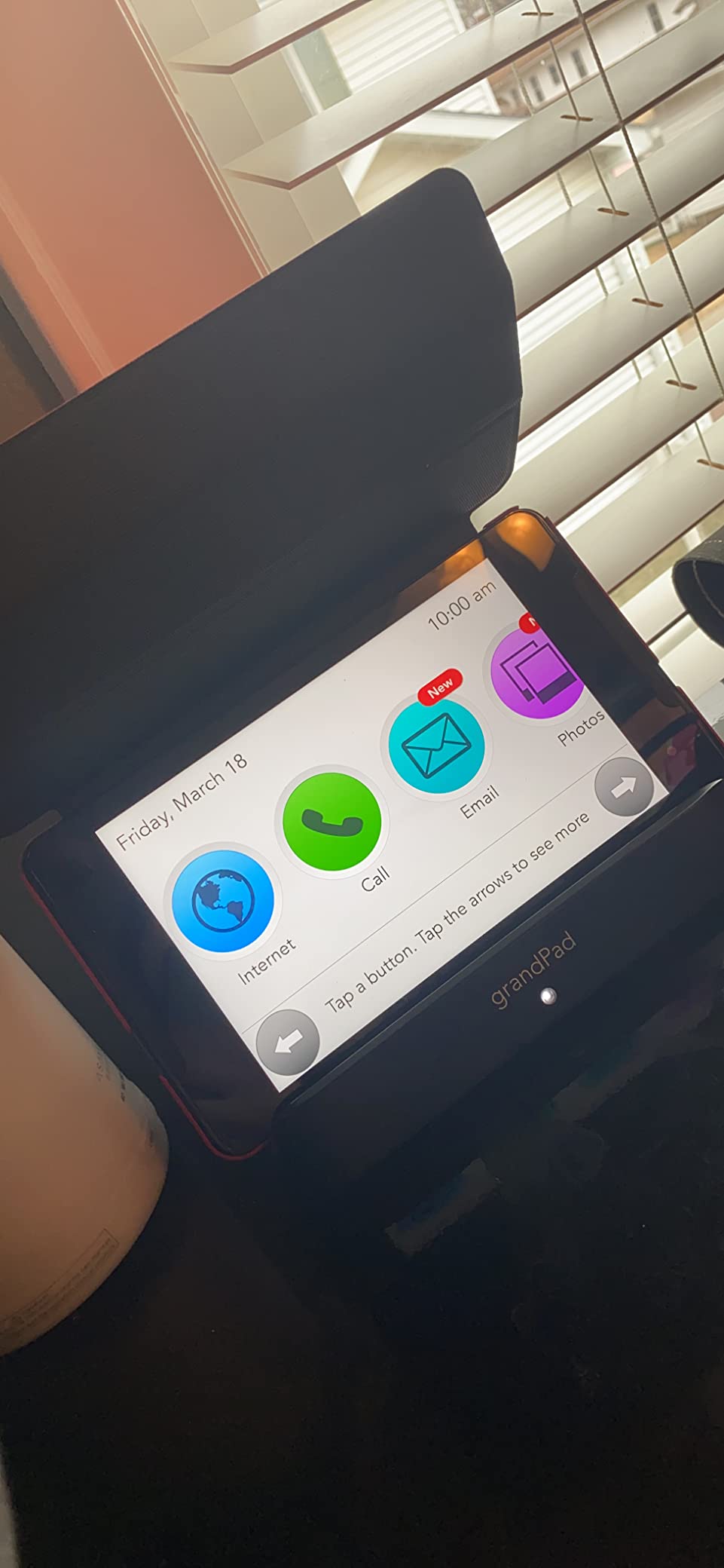 GrandPad Easy to Use Tablet & Phone for Seniors [Locked - Not Compatible with Other Wireless Carriers - Requires a Plan] - Customer Photo 1