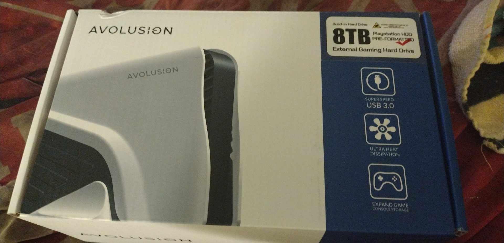 Avolusion PRO-Z 8TB USB 3.0 External Gaming Hard Drive for PS5/PS4 Game Console (White) - 2 Year Warranty - Customer Photo 1