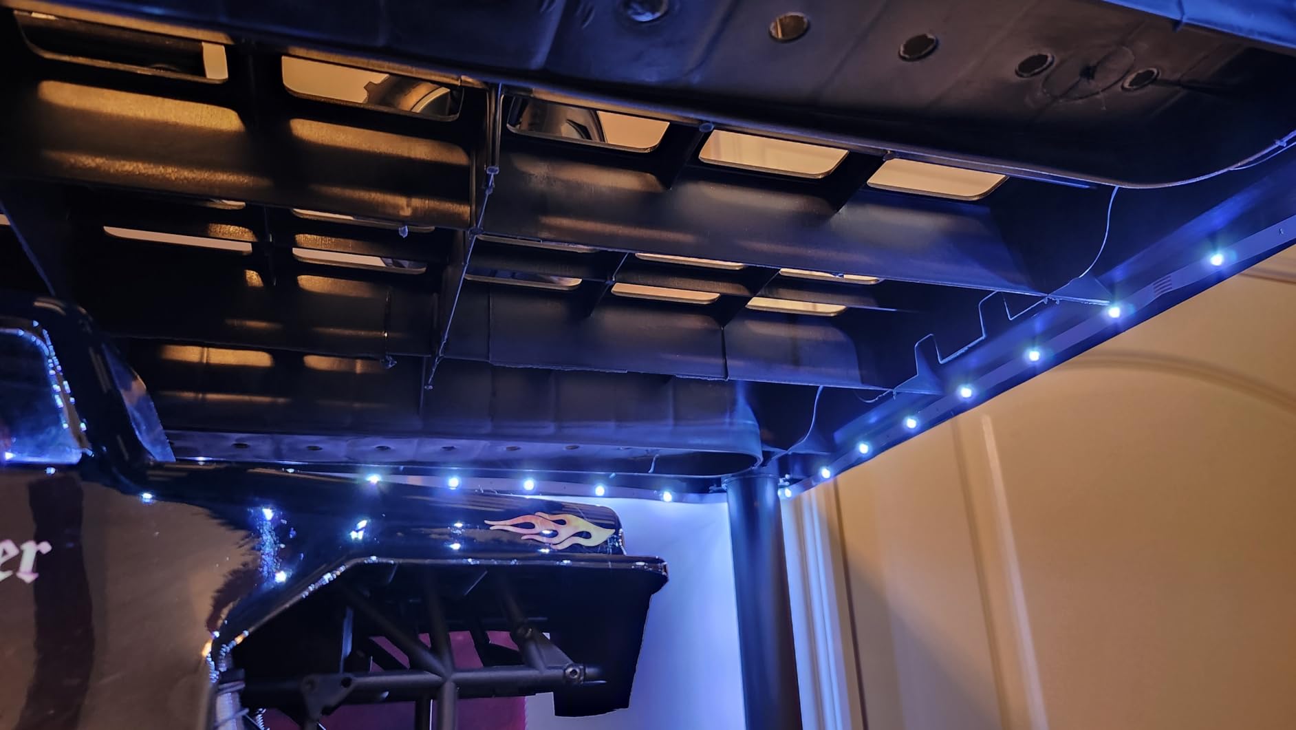 KSIPZE 100ft Led Strip Lights RGB Music Sync Color Changing Bluetooth Led Lights with Smart App Control Remote Led Lights for Bedroom Room Lighting Flexible Home Décor - Customer Photo 2