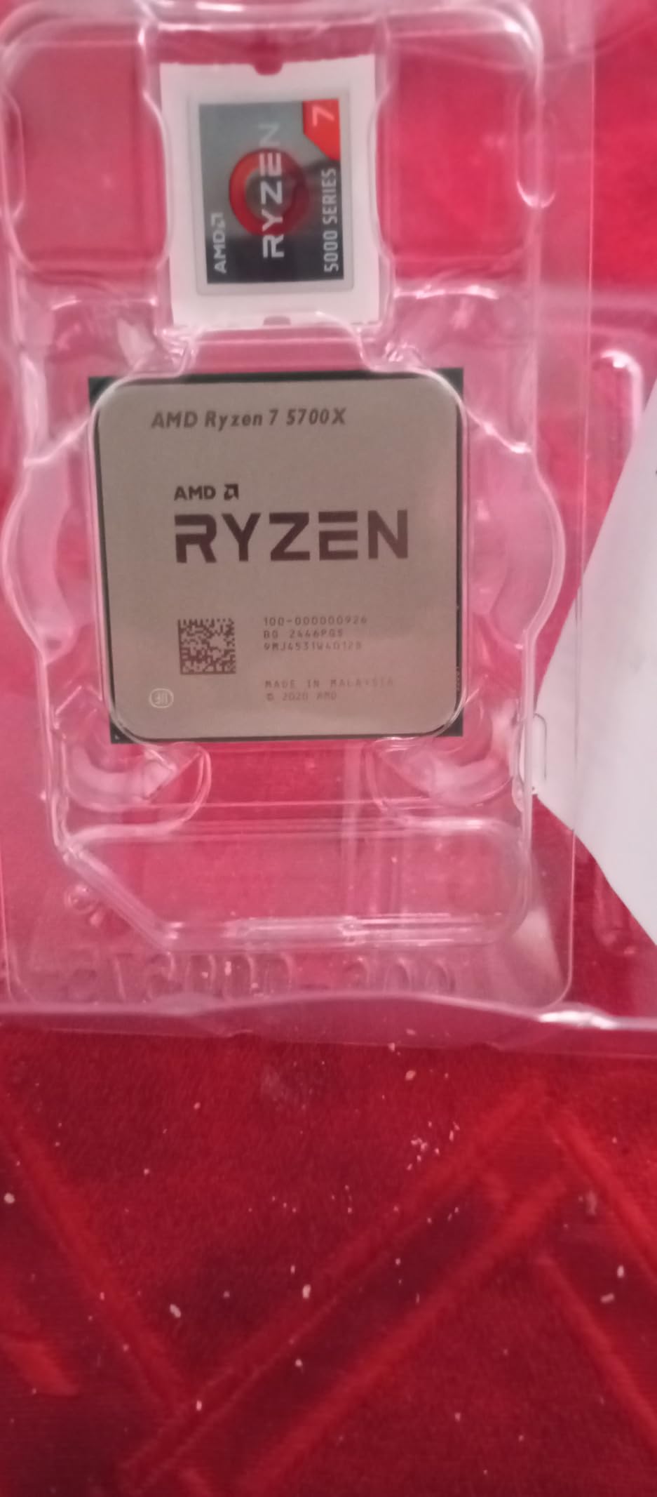 AMD Ryzen 7 5700X 8-Core, 16-Thread Unlocked Desktop Processor Customer Review AMD Ryzen 7 5700X 8-Core, 16-Thread Unlocked Desktop Processor - Customer Photo 5