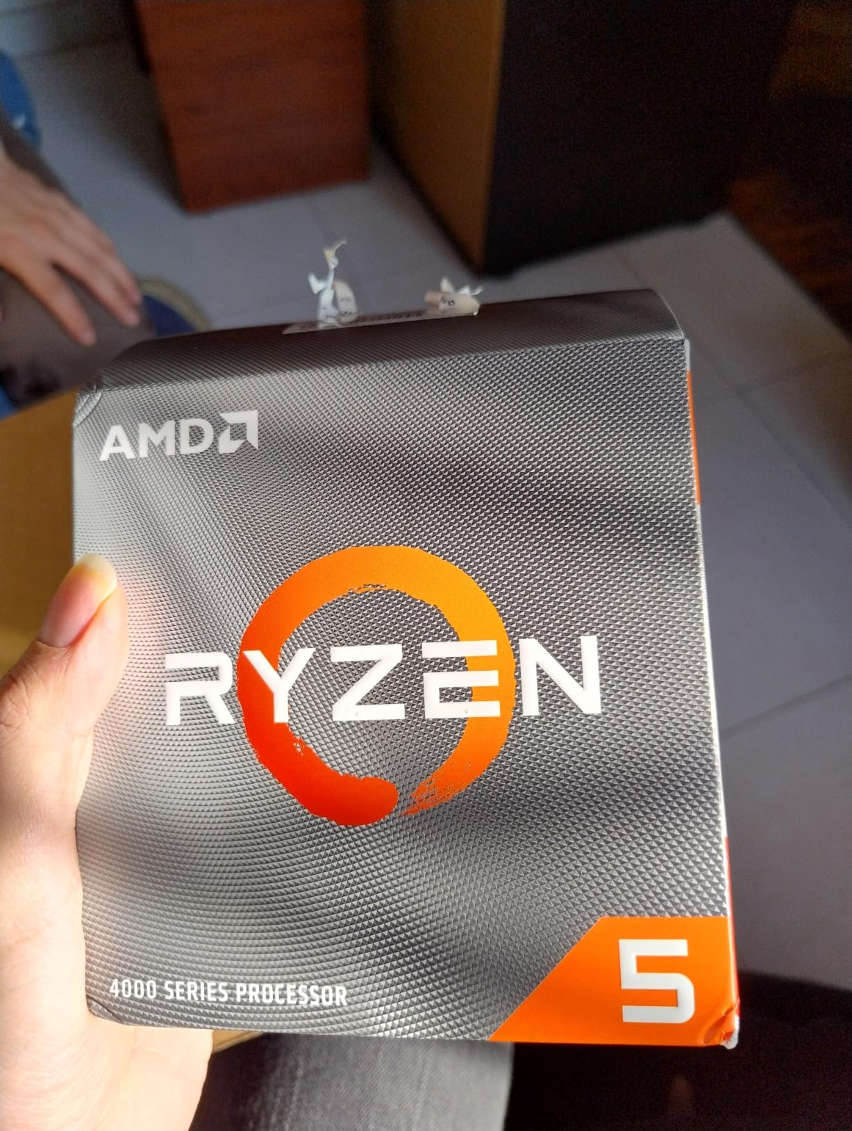 AMD Ryzen 5 4500 6-Core, 12-Thread Unlocked Desktop Processor with Wraith Stealth Cooler - Customer Photo 5
