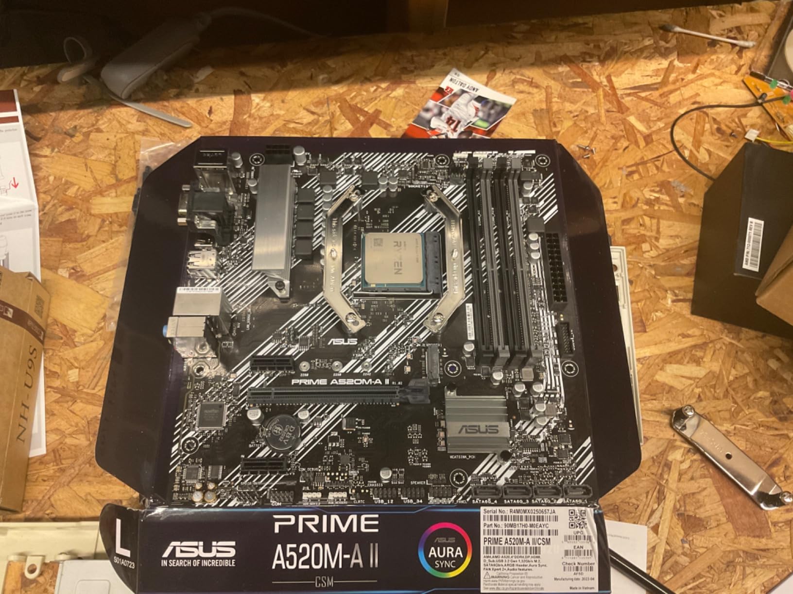 AMD Ryzen 3 4100 4-Core, 8-Thread Unlocked Desktop Processor with Wraith Stealth Cooler - Customer Photo 5