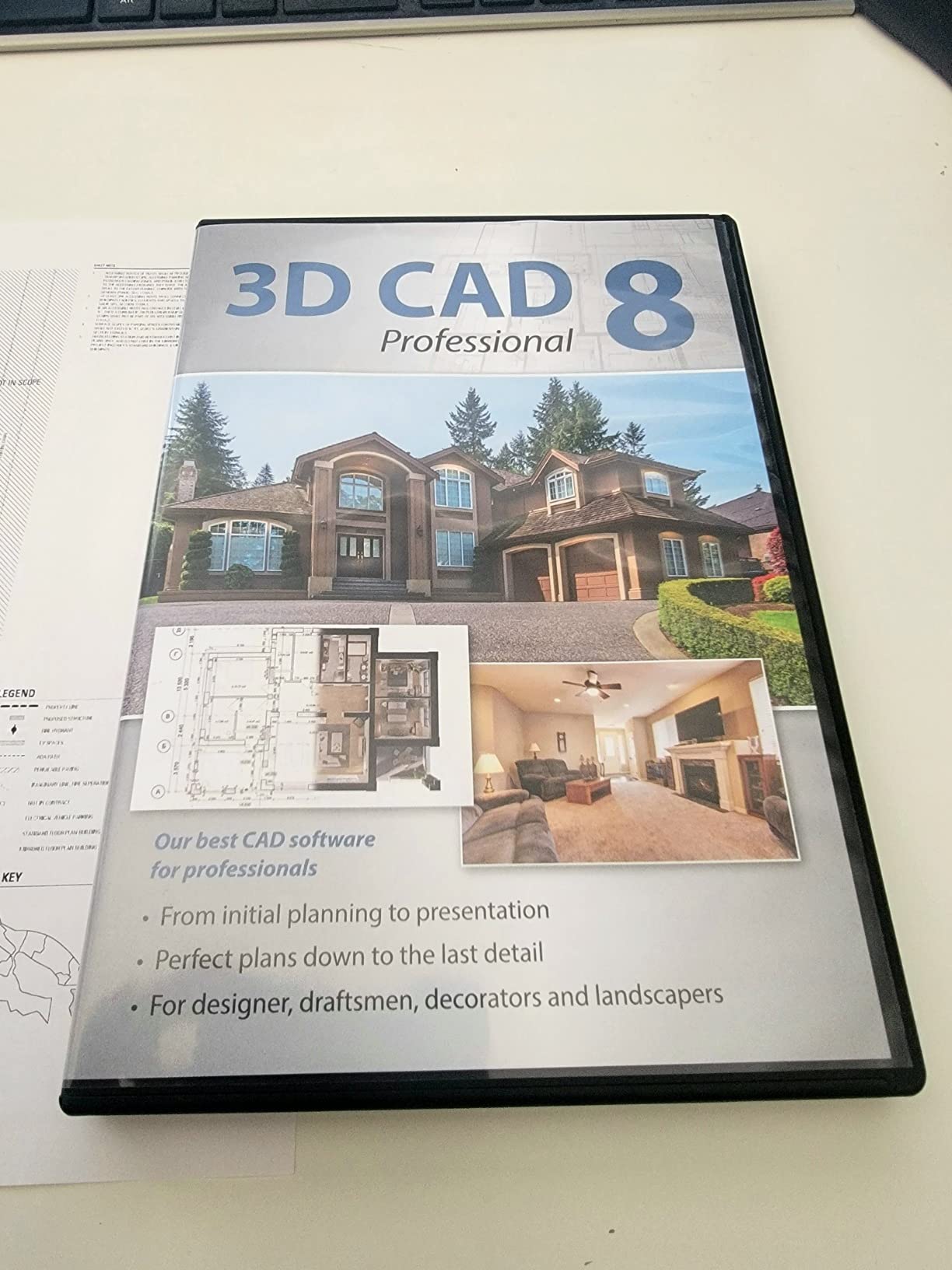 Home design and 3D construction software compatible with Windows 11, 10, 8.1, 7 - Plan and design buildings from initial rough sketches to the finished blueprints - 3D CAD 8 Professional Customer Review Home design and 3D construction software compatible with Windows 11, 10, 8.1, 7 - Plan and design buildings from initial rough sketches to the finished blueprints - 3D CAD 8 Professional - Customer Photo 1