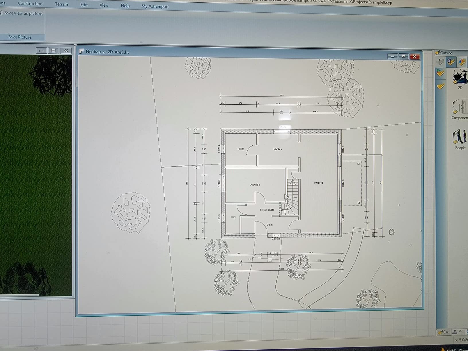 Home design and 3D construction software compatible with Windows 11, 10, 8.1, 7 - Plan and design buildings from initial rough sketches to the finished blueprints - 3D CAD 8 Professional Customer Review Home design and 3D construction software compatible with Windows 11, 10, 8.1, 7 - Plan and design buildings from initial rough sketches to the finished blueprints - 3D CAD 8 Professional - Customer Photo 2