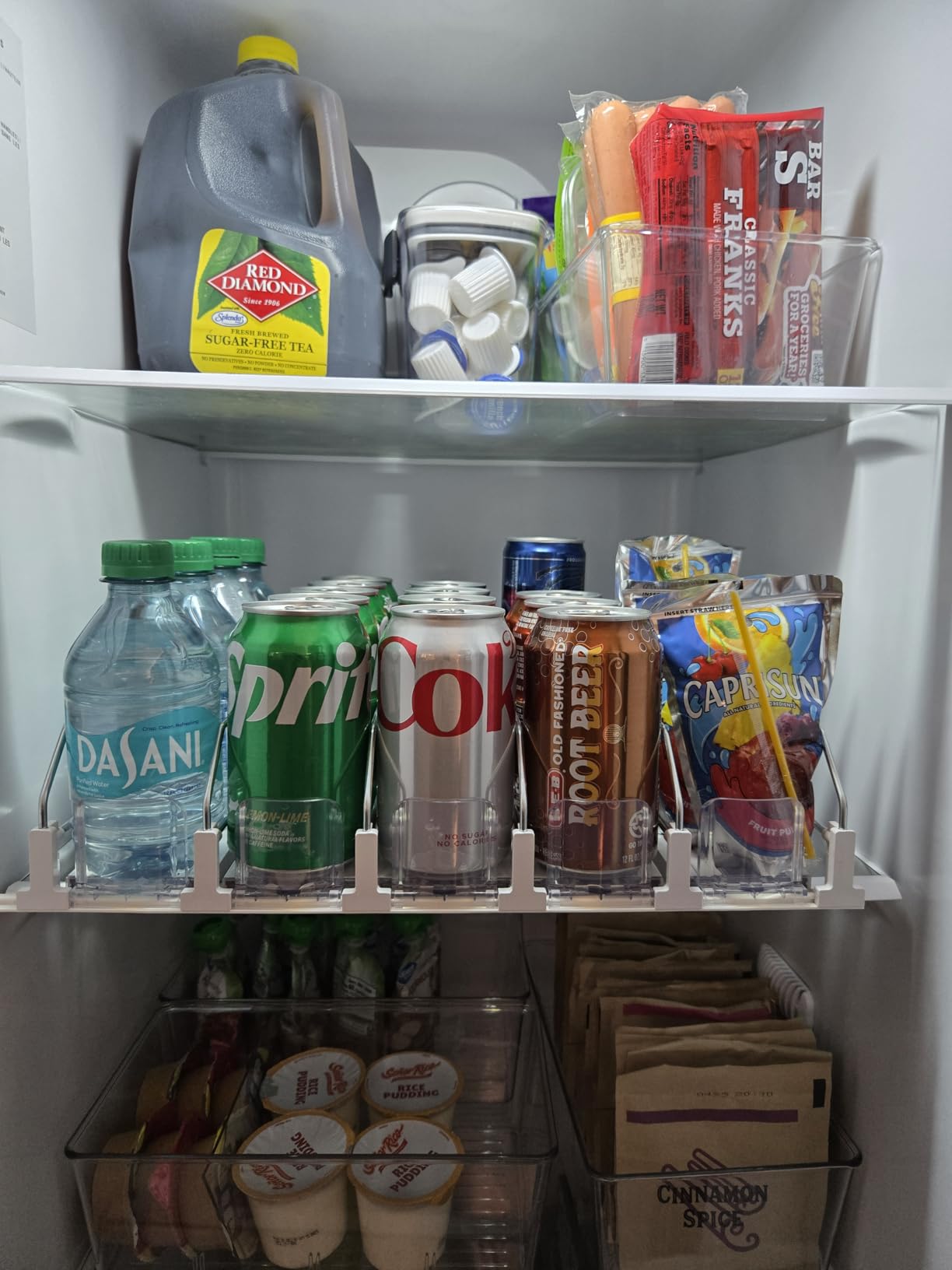 Pomeat 10 Pack Fridge Organizer, Stackable Refrigerator Bins with Lids, BPA-Free Produce Fruit Storage Containers for Fridge, Clear for Food, Drinks, Vegetable - Customer Photo 2