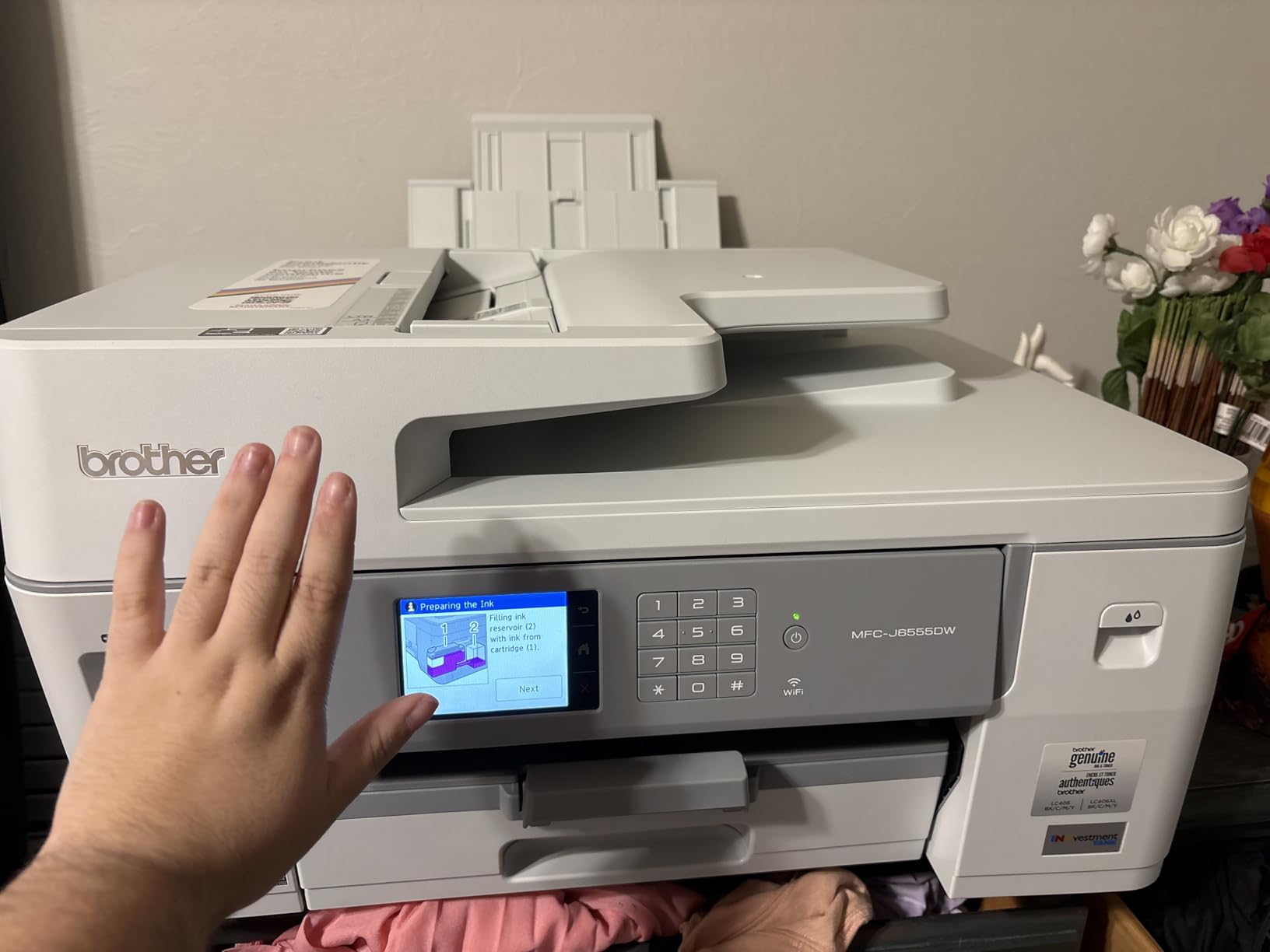 Brother MFC-J6555DW INKvestment Tank Color Inkjet All-in-One Printer with up to 1 Year of Ink in-box1 and 11 Brother MFC-J6555DW INKvestment Tank Color Inkjet All-in-One Printer with up to 1 Year of Ink in-box1 and 11