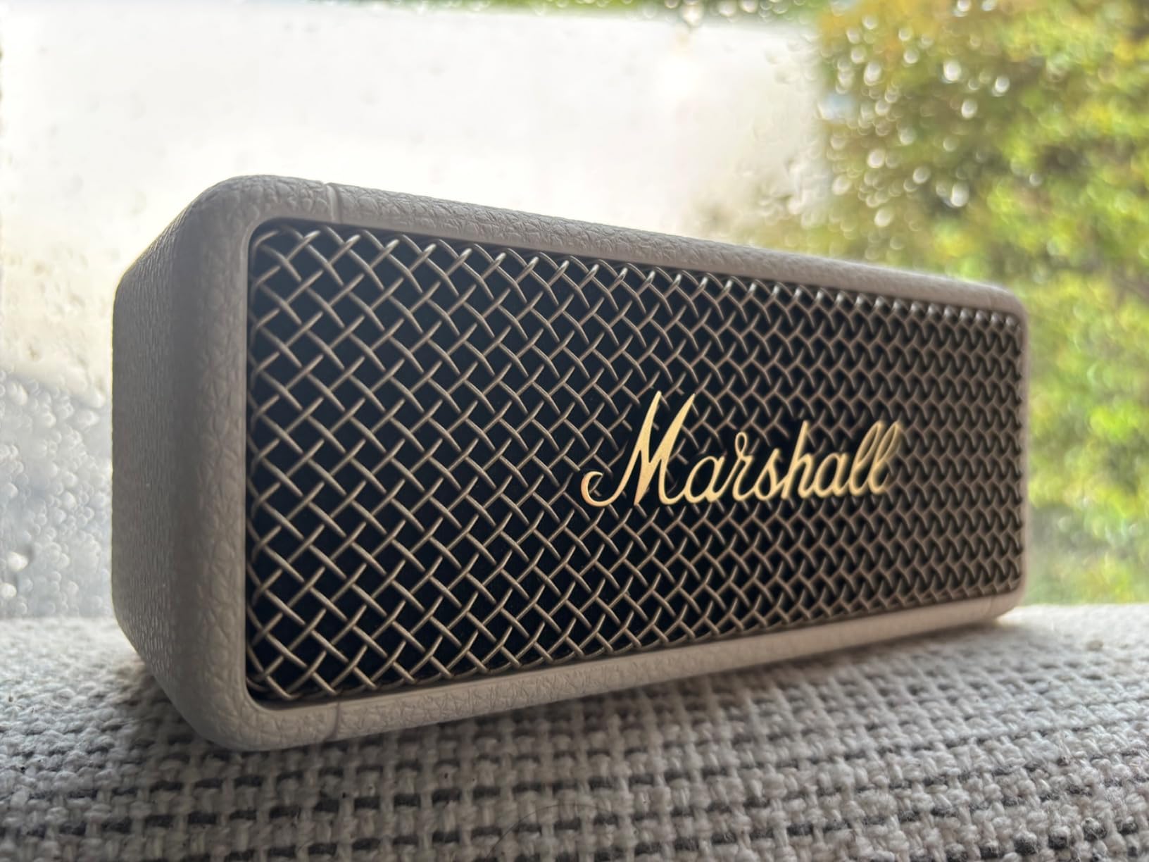 Marshall Emberton II Portable Bluetooth Speaker, Black & Brass - Customer Photo 2