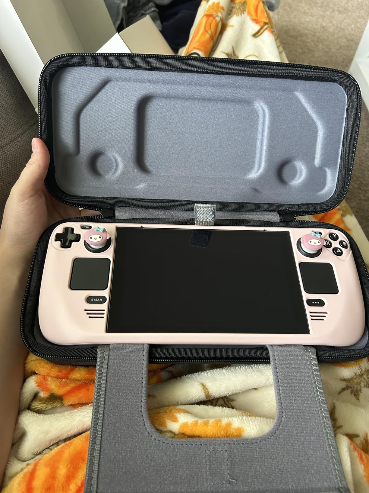 JSAUX Carrying Case Compatible with Steam Deck/Steam Deck OLED, Protective Hard Shell Carry Case Built-in Charger Storage, Portable Travel Carrying Case for Steam Deck Console & Accessories - BG0102 Customer Review JSAUX Carrying Case Compatible with Steam Deck/Steam Deck OLED, Protective Hard Shell Carry Case Built-in Charger Storage, Portable Travel Carrying Case for Steam Deck Console & Accessories - BG0102 - Customer Photo 1