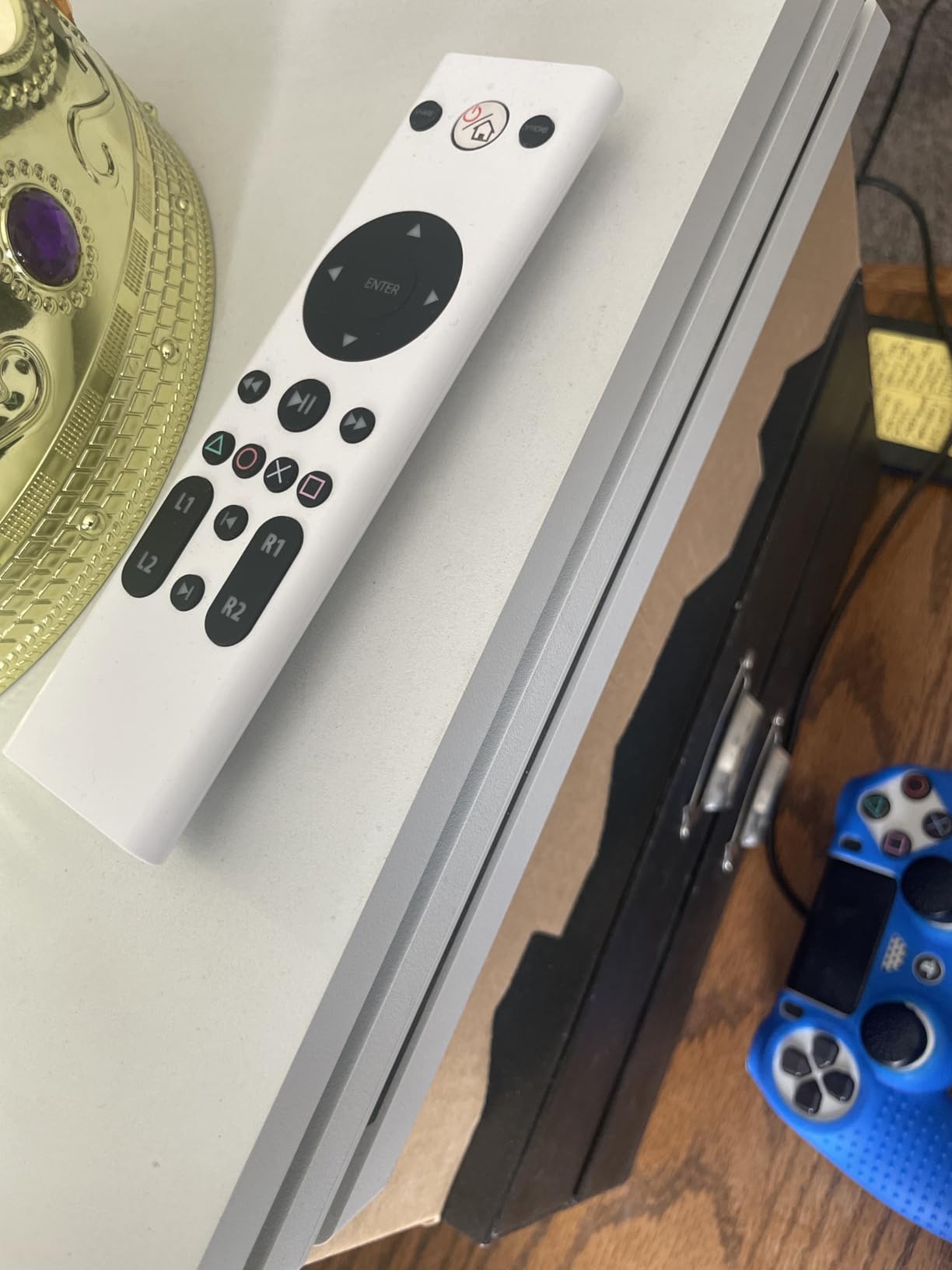 Replacement for PlayStation Media Remote Control, Compatible with PlayStation 4 (PS4) - White Color - Customer Photo 1