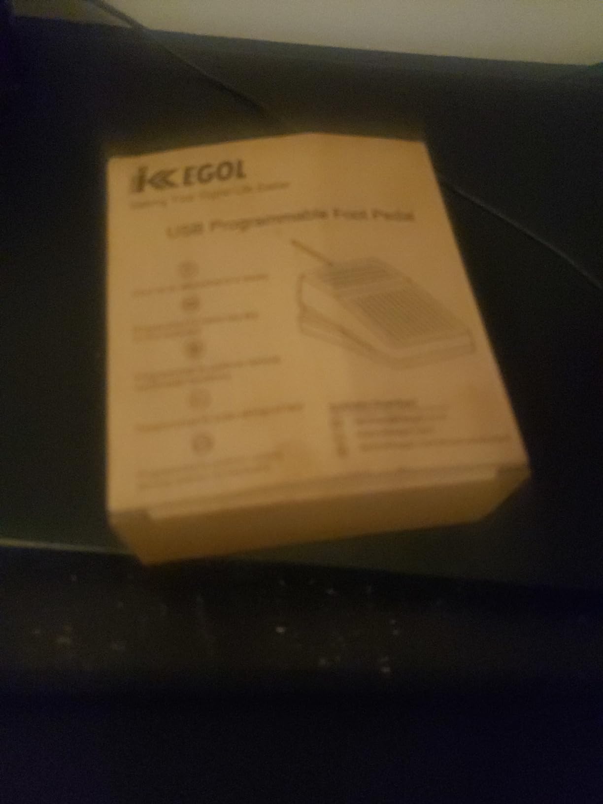 iKKEGOL Upgraded USB Foot Switch Single Pedal Mechanical Control Footswitch Map Mouse Keyboard Hotkey Combination Key Press Simulator Program Page Turner Game Transcription HID - Customer Photo 2