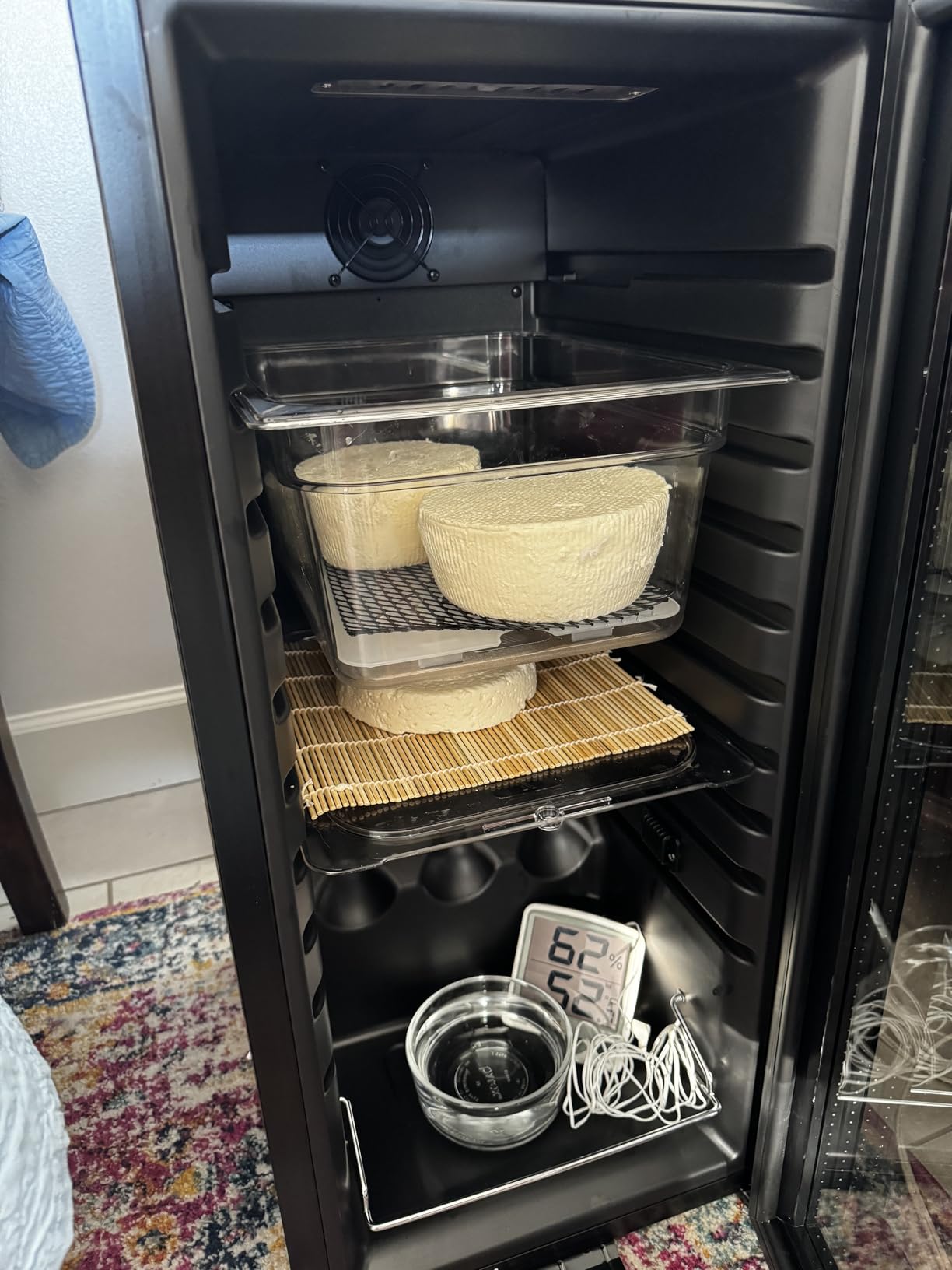 Ivation 51 Bottle Compressor Wine Cooler Refrigerator with Wi-Fi Smart App Control Cooling System | Large Freestanding Wine Cellar Fridge For Red White Champagne or Sparkling, Black Glass Door & Lock - Customer Photo 2